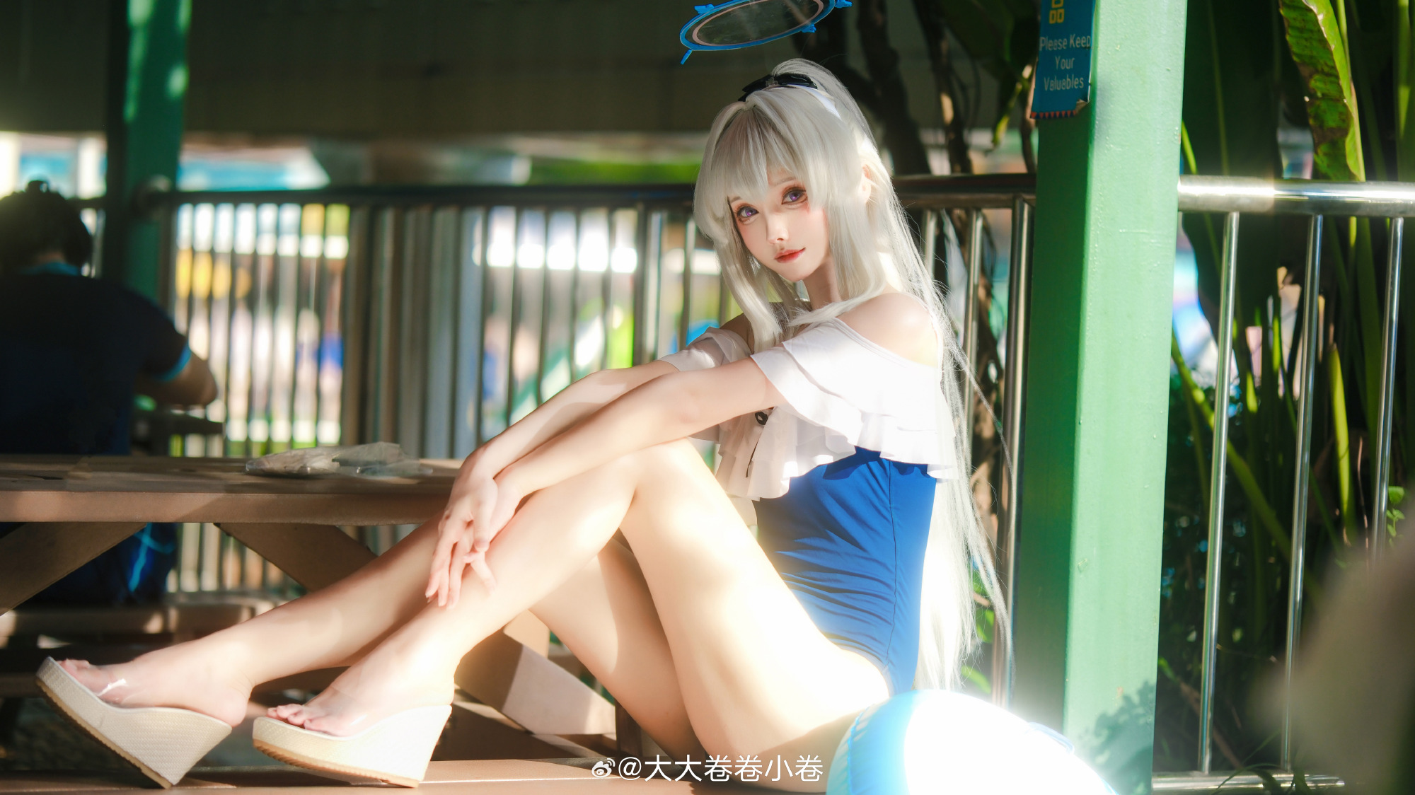 cosplay 蔚蓝档案 月雪宫子@大大卷卷小卷 COSPLAY-第6张