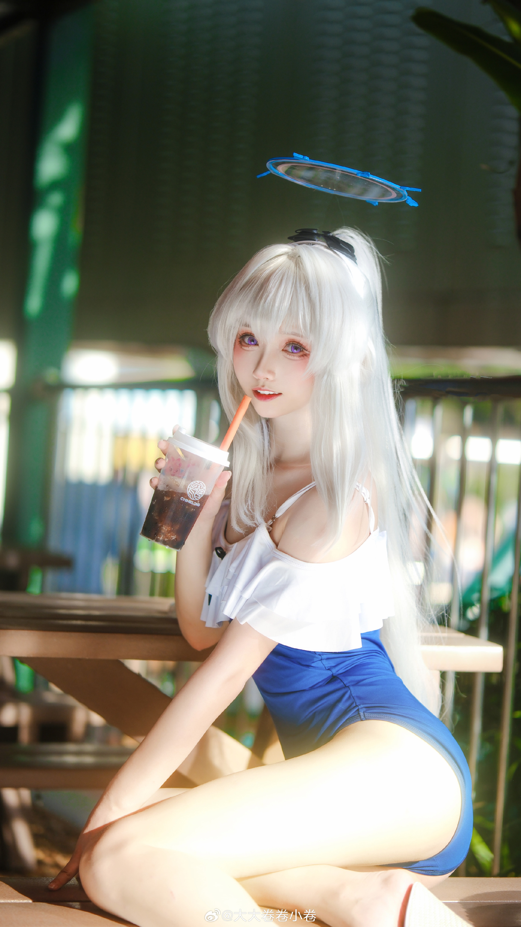 cosplay 蔚蓝档案 月雪宫子@大大卷卷小卷 COSPLAY-第4张
