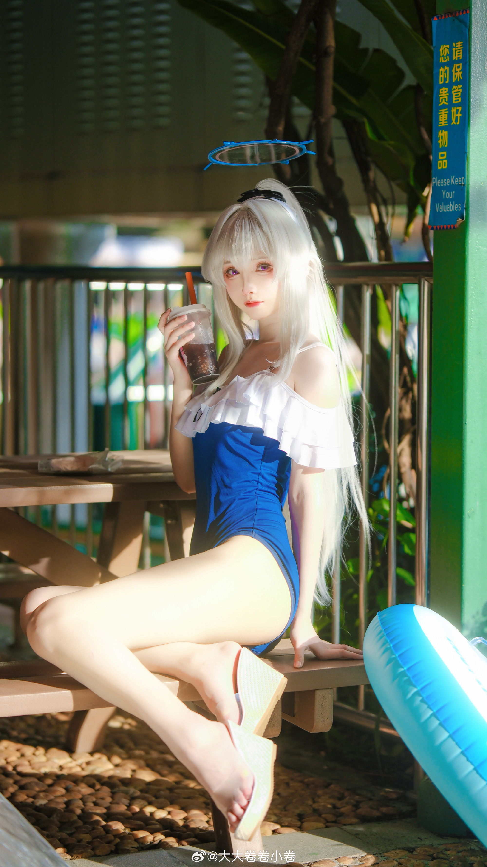 cosplay 蔚蓝档案 月雪宫子@大大卷卷小卷 COSPLAY-第5张
