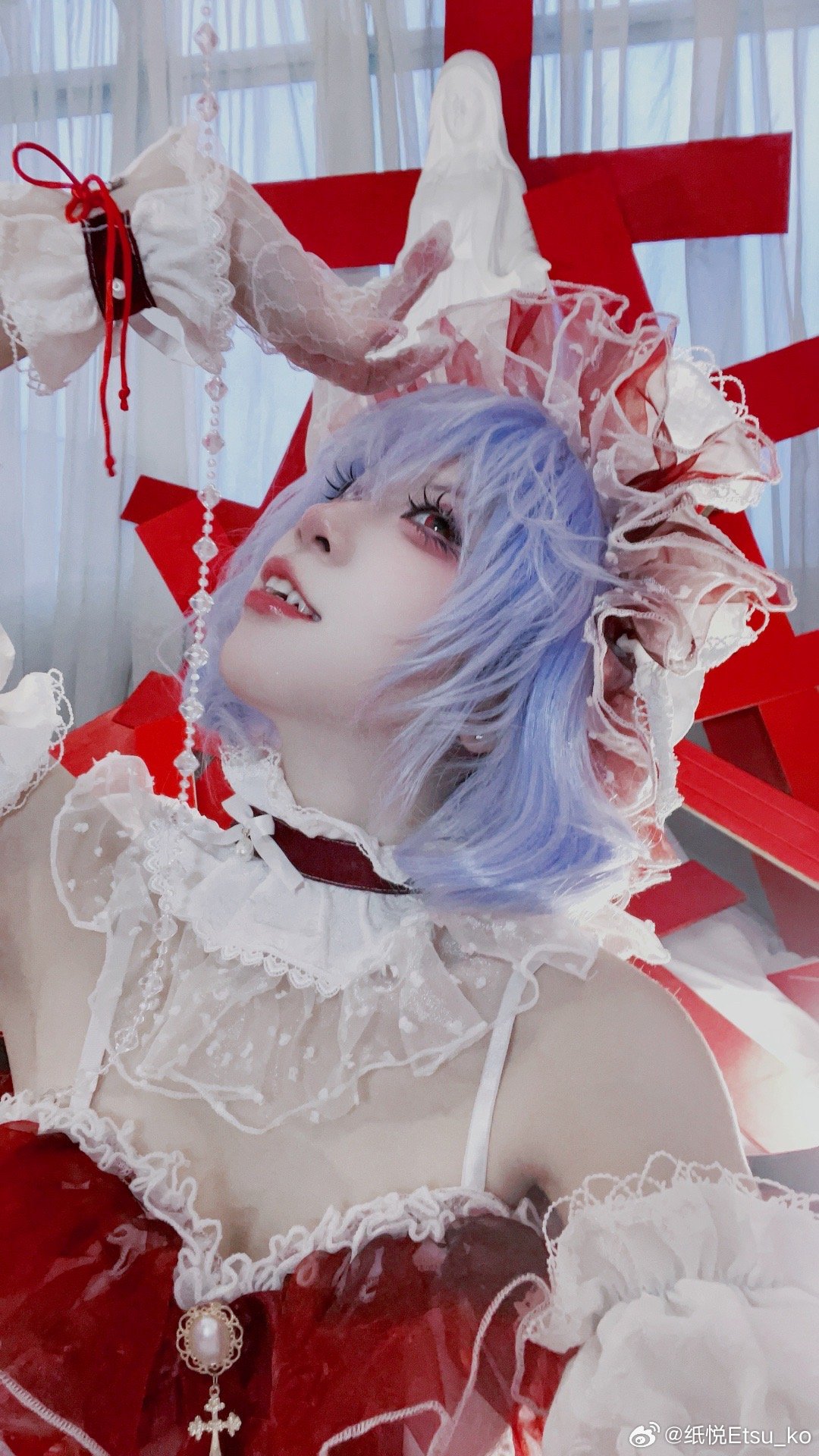 COSPLAY 东方project 蕾米莉亚·斯卡雷特@纸悦Etsu_ko COSPLAY-第4张