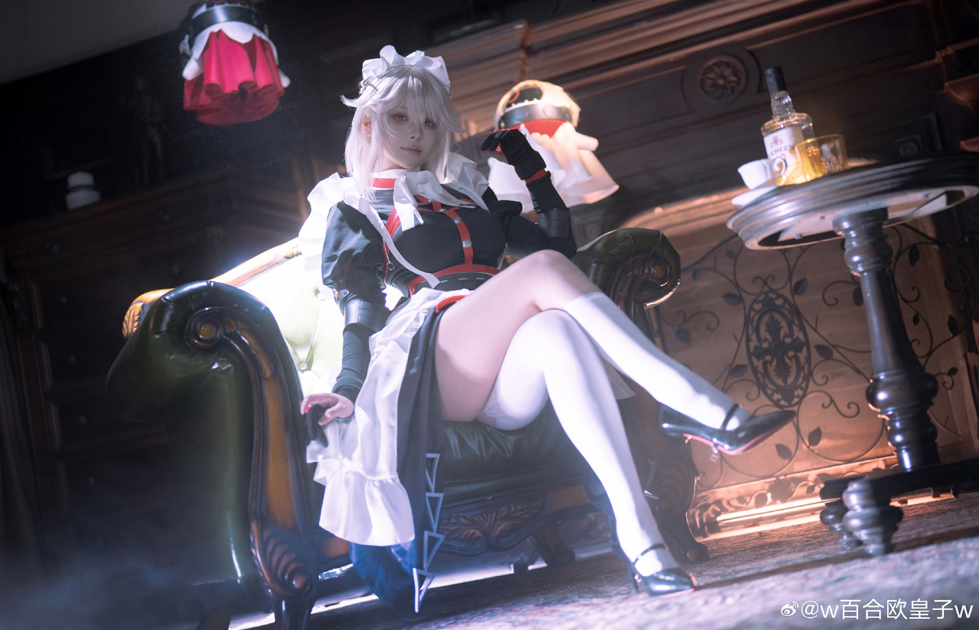 COSPLAY 竖起耳朵。违反者…会受到惩罚喔~ 绝区零 丽娜@w百合欧皇子w COSPLAY-第8张