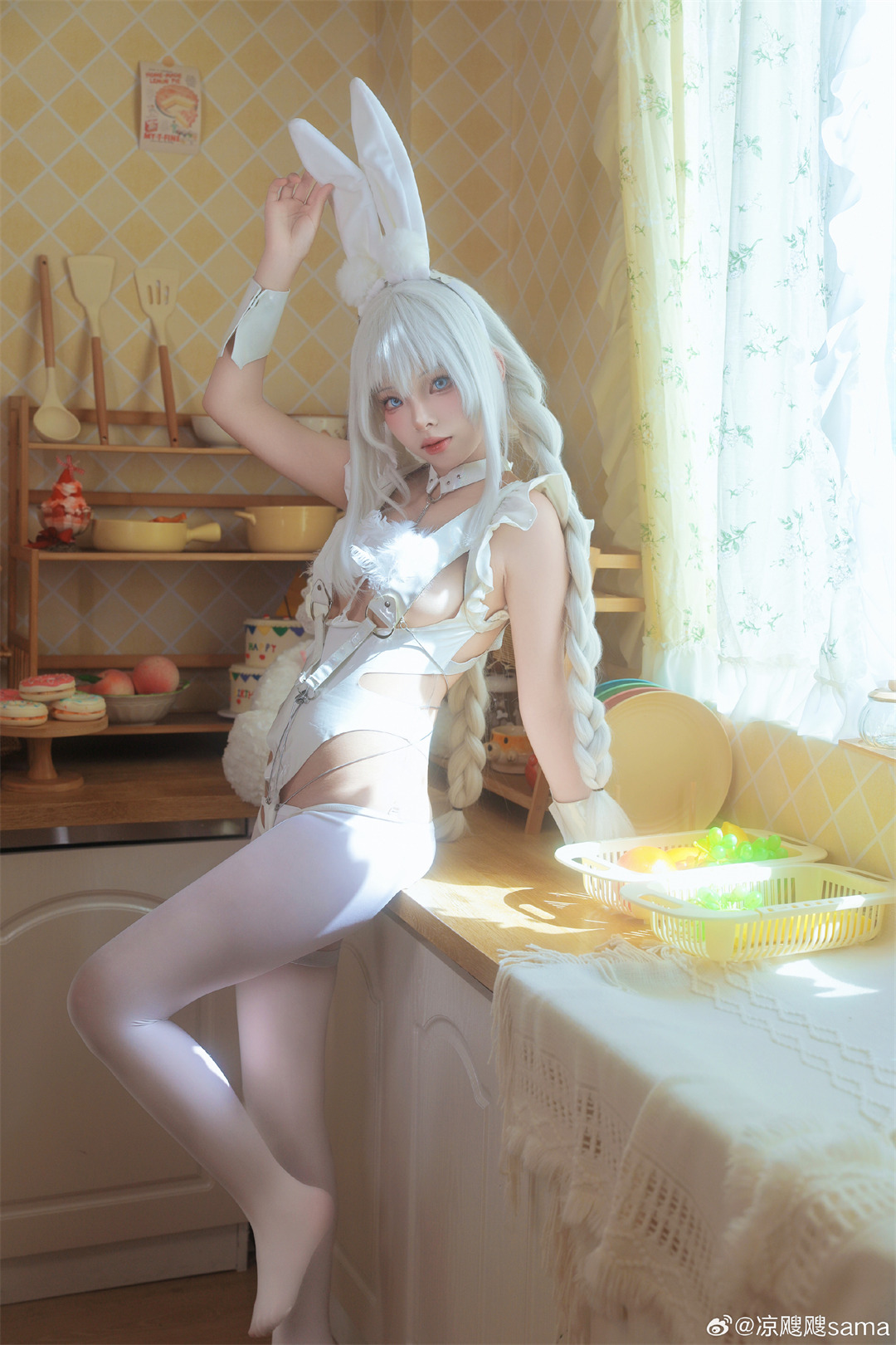 COSPLAY 好困……好想在床上滚来滚去……额，有什么事情吗？ 碧蓝航线 恶毒@凉飕飕sama COSPLAY-第2张