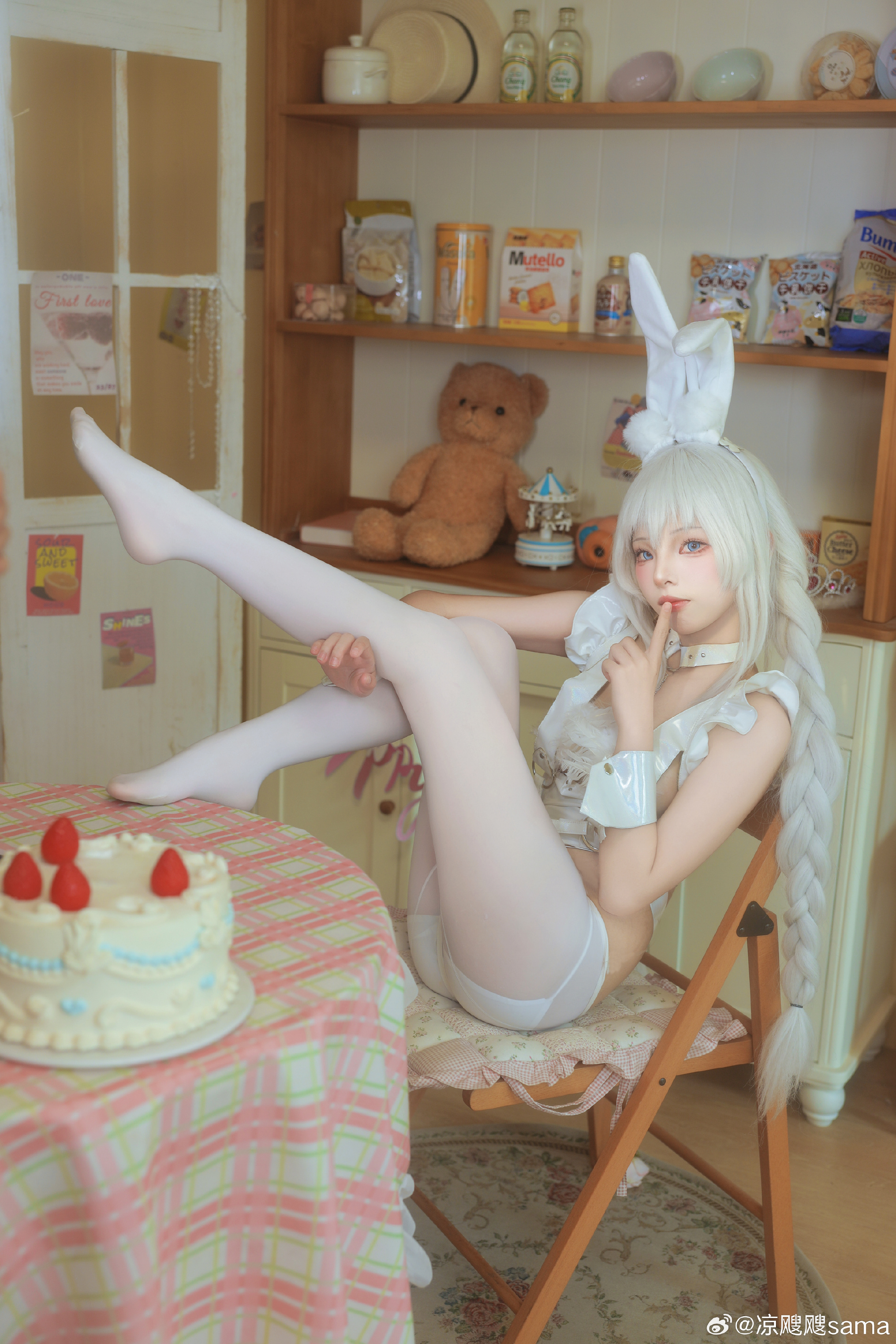 COSPLAY 好困……好想在床上滚来滚去……额，有什么事情吗？ 碧蓝航线 恶毒@凉飕飕sama COSPLAY-第6张