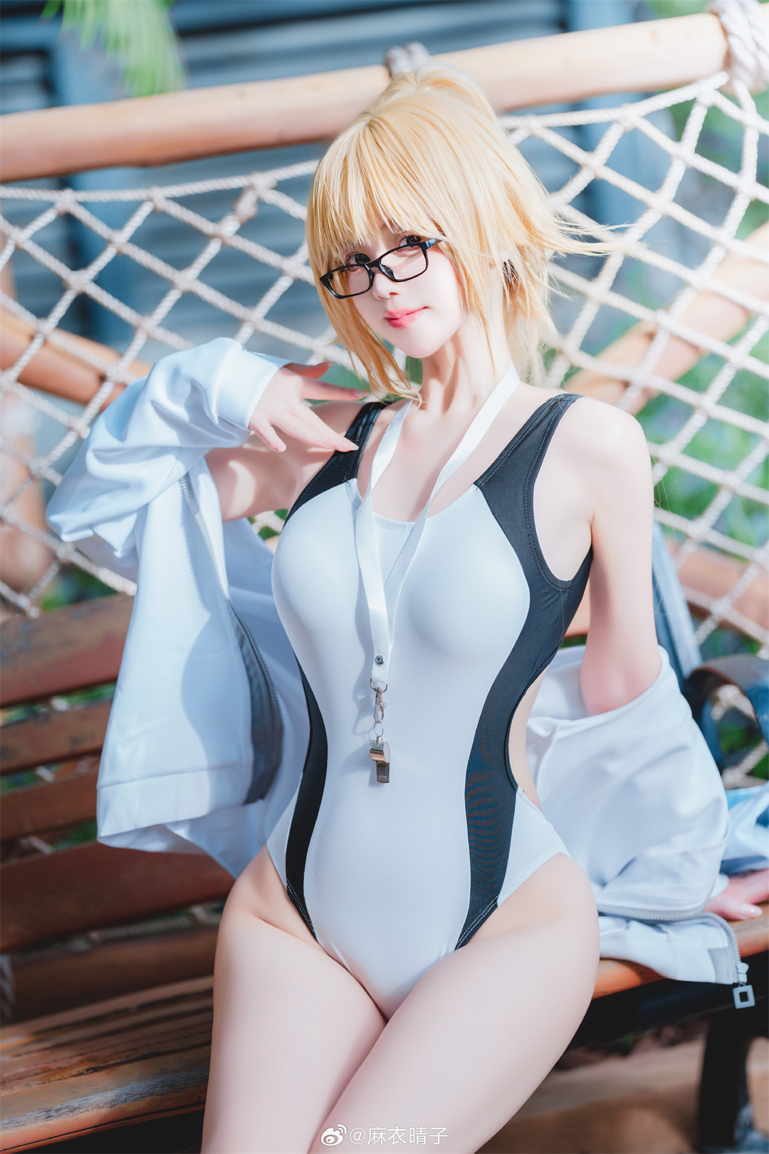 cosplay FGO 是贞德的竞技👙！@麻衣晴子 COSPLAY-第1张