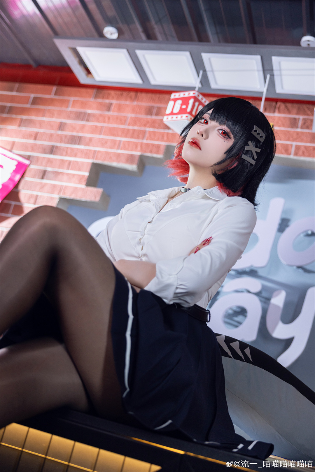 COSPLAY 绝区零 艾莲鲨疯@流一_喵喵喵喵喵喵 COSPLAY-第6张