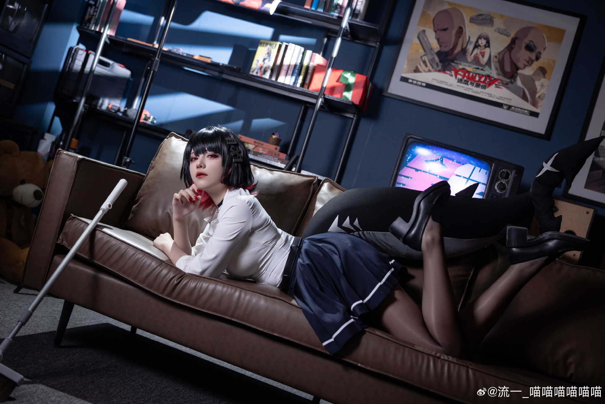 COSPLAY 绝区零 艾莲鲨疯@流一_喵喵喵喵喵喵 COSPLAY-第5张