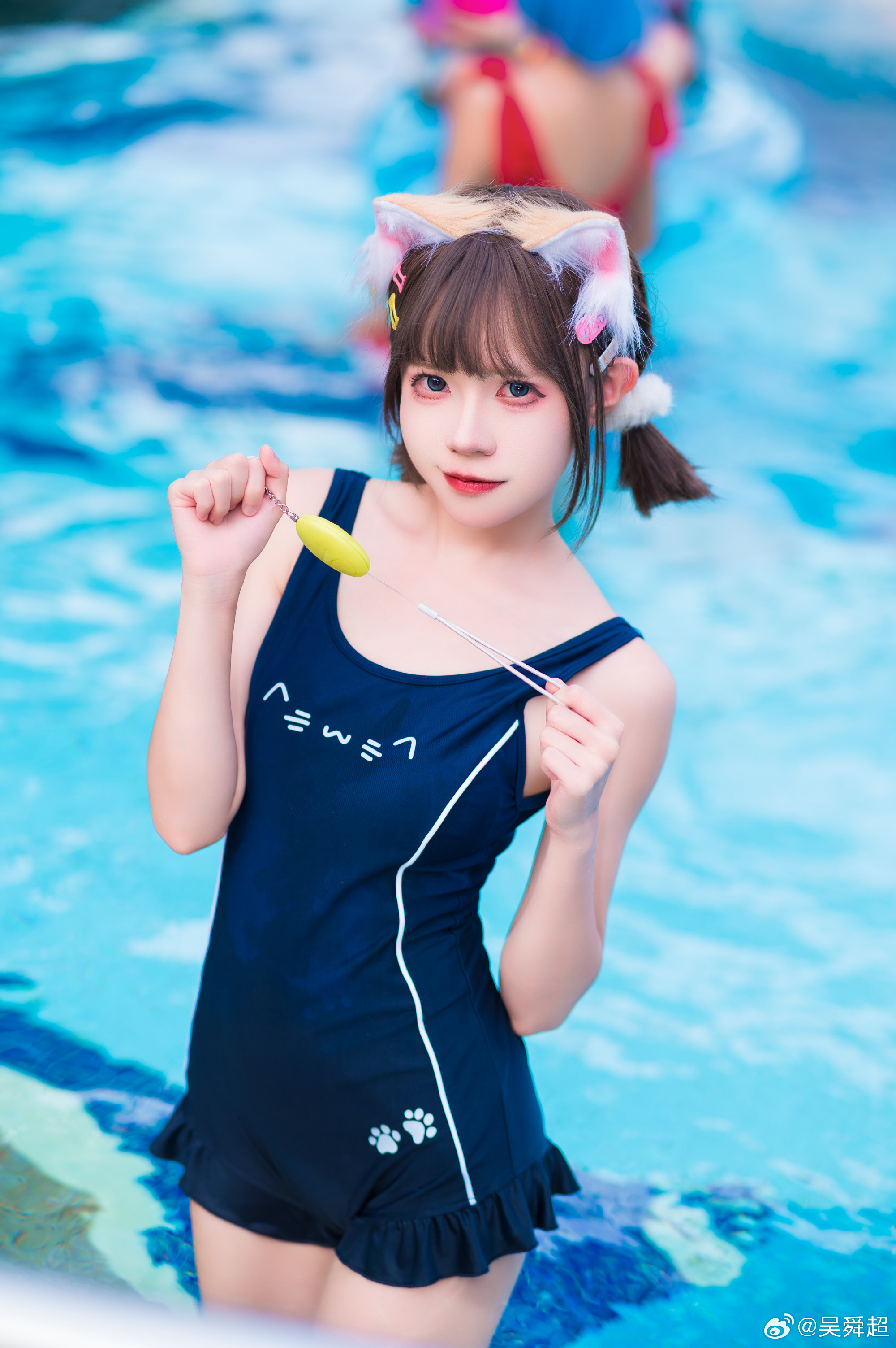 水上乐园 泳衣美少女@喵喵不吃鱼w 摄影-第7张