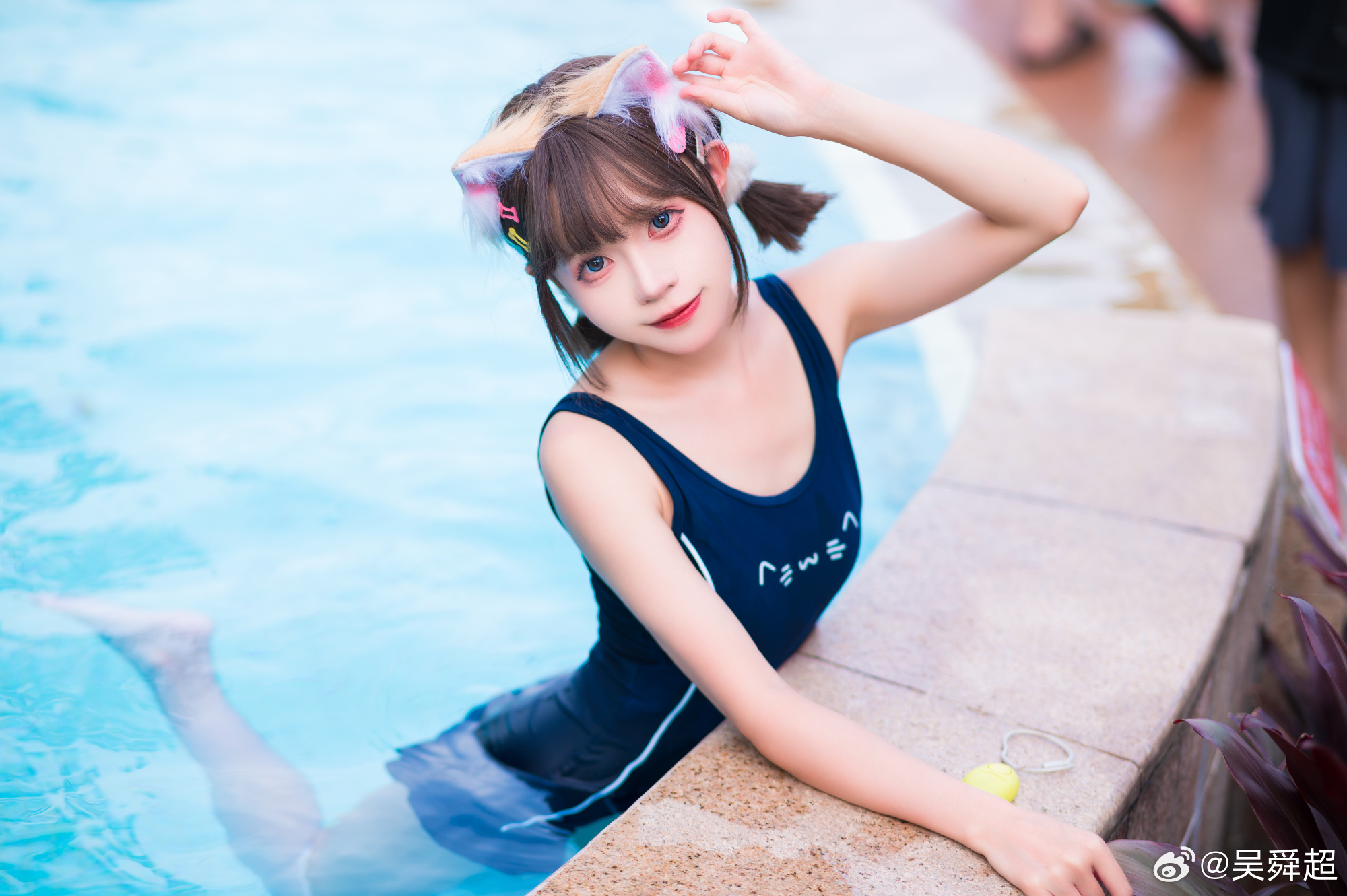 水上乐园 泳衣美少女@喵喵不吃鱼w 摄影-第8张