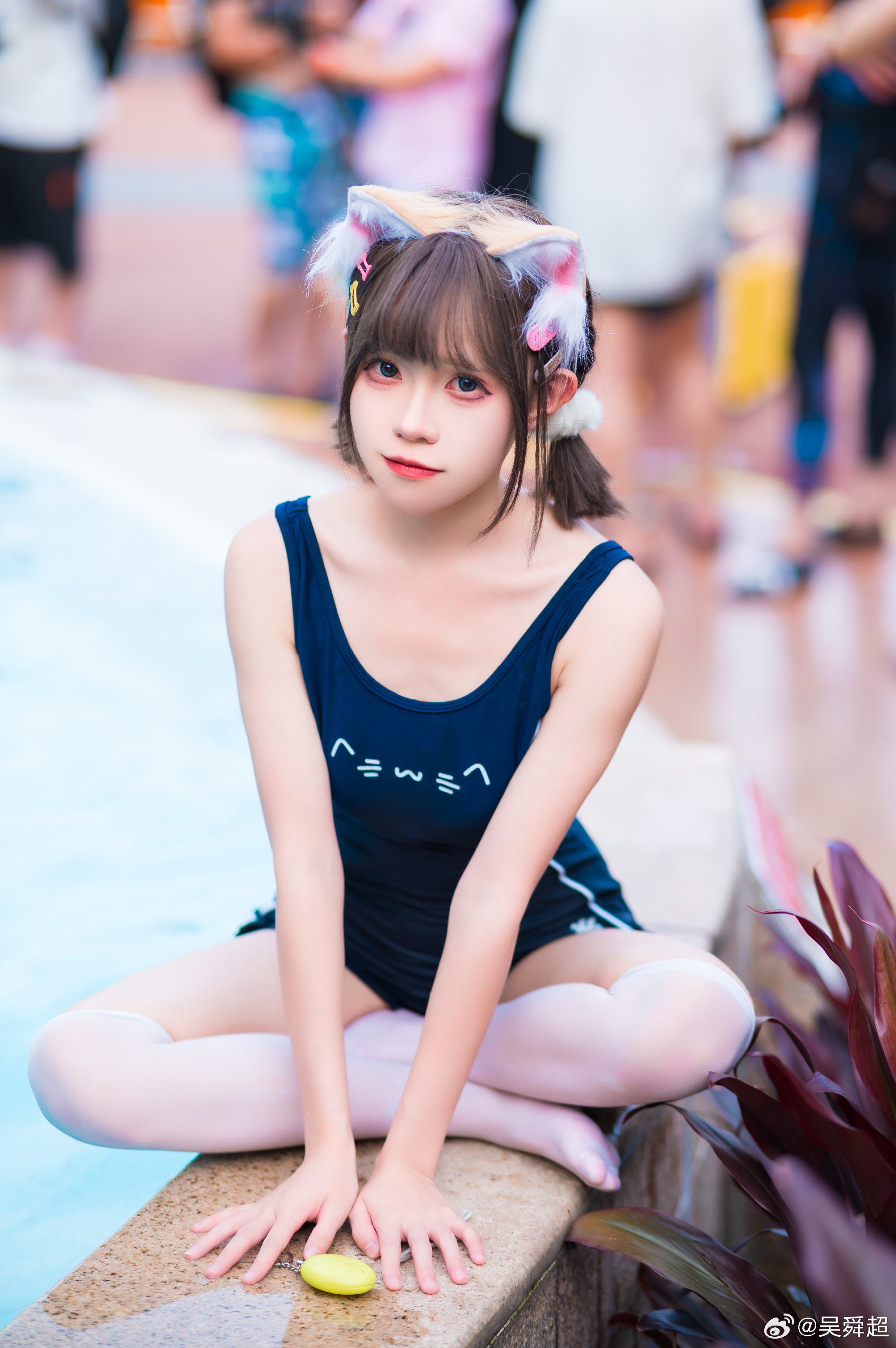 水上乐园 泳衣美少女@喵喵不吃鱼w 摄影-第10张