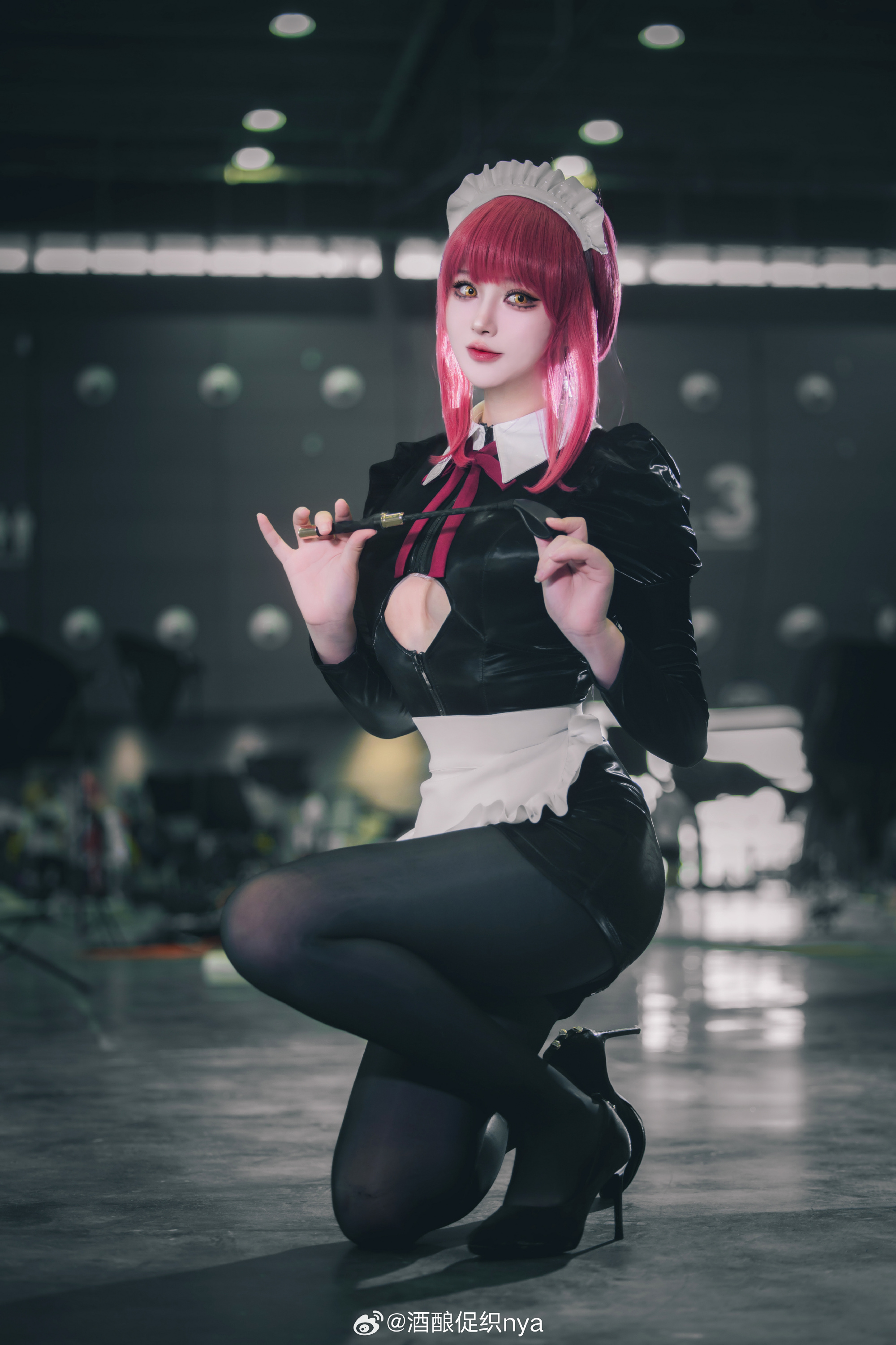 cosplay 链锯人 玛奇玛同人女仆@酒酿促织nya COSPLAY-第1张