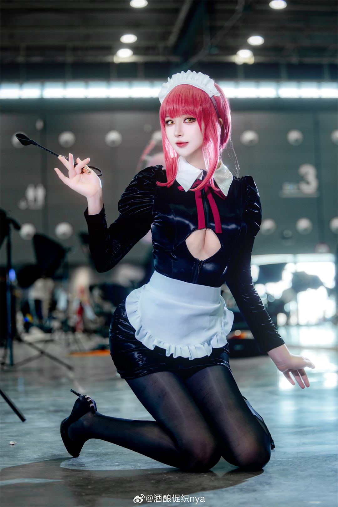 cosplay 链锯人 玛奇玛同人女仆@酒酿促织nya COSPLAY-第7张