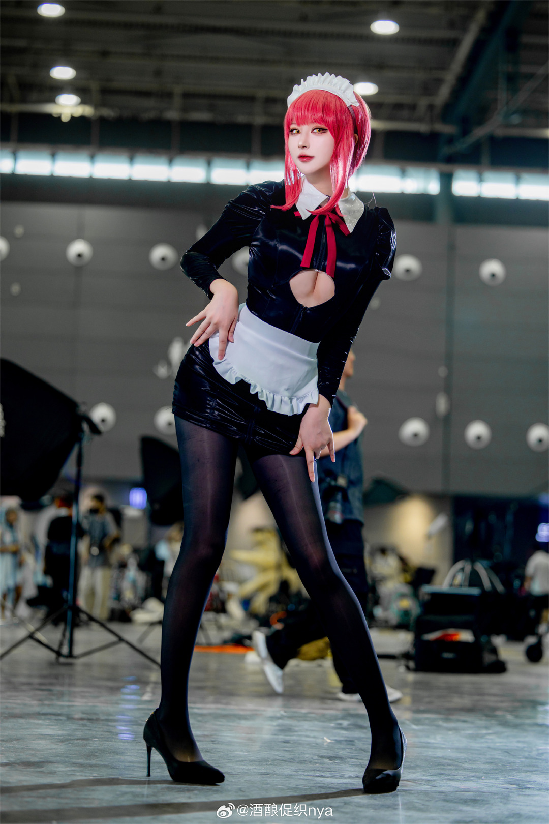 cosplay 链锯人 玛奇玛同人女仆@酒酿促织nya COSPLAY-第8张