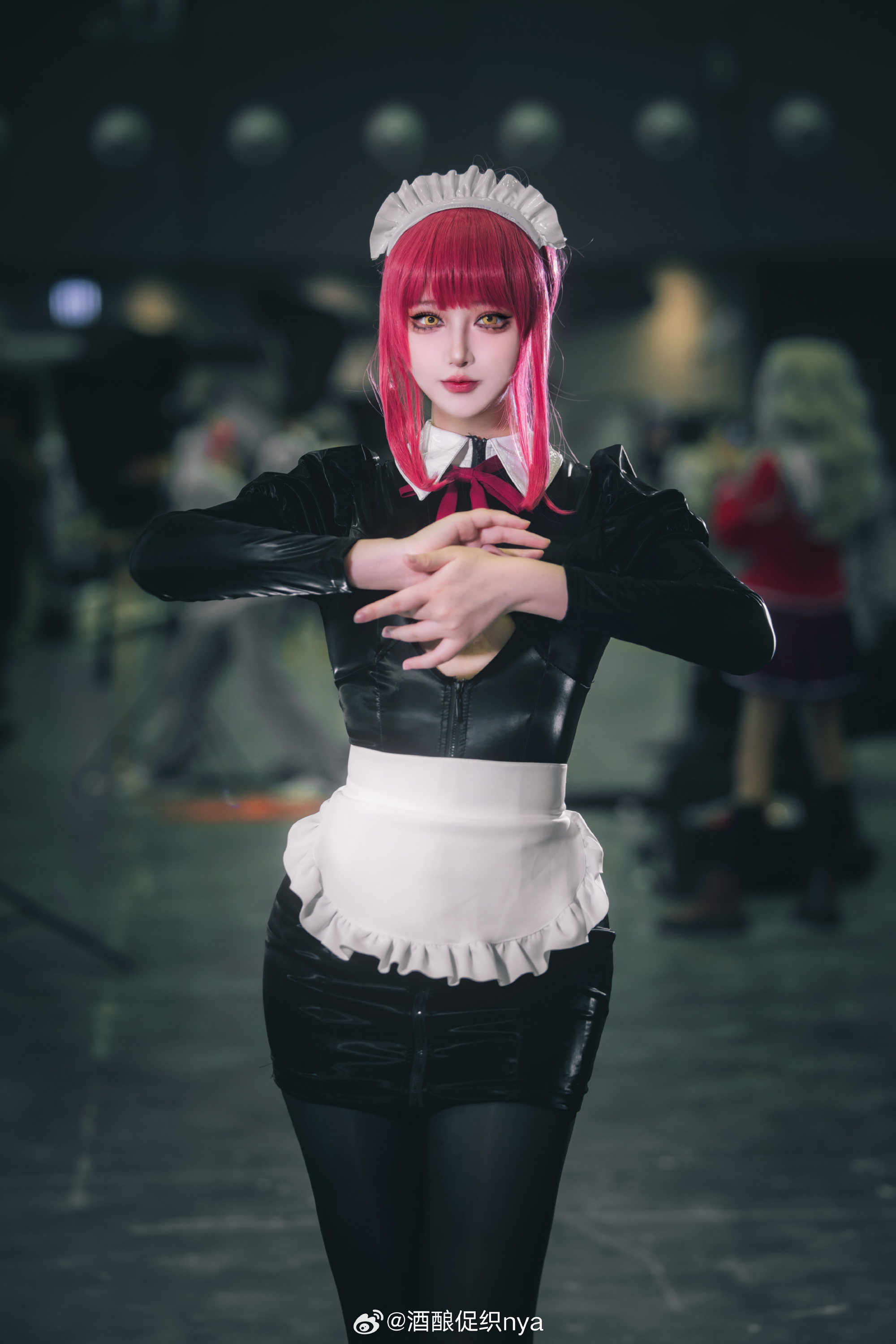 cosplay 链锯人 玛奇玛同人女仆@酒酿促织nya COSPLAY-第5张