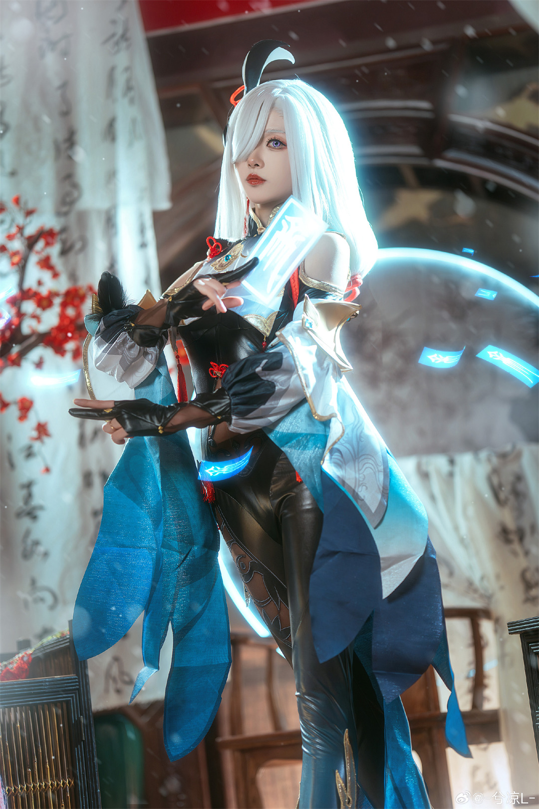 cosplay 心无杂念，方可超然。 原神 申鹤@-兮凉L- COSPLAY-第9张