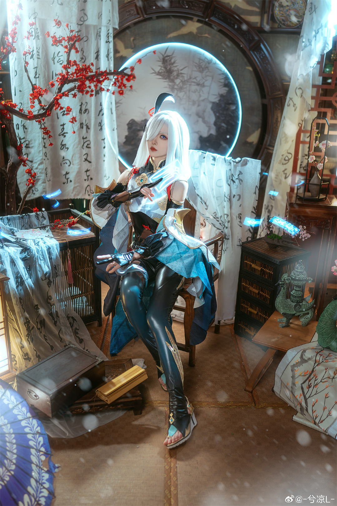 cosplay 心无杂念，方可超然。 原神 申鹤@-兮凉L- COSPLAY-第1张
