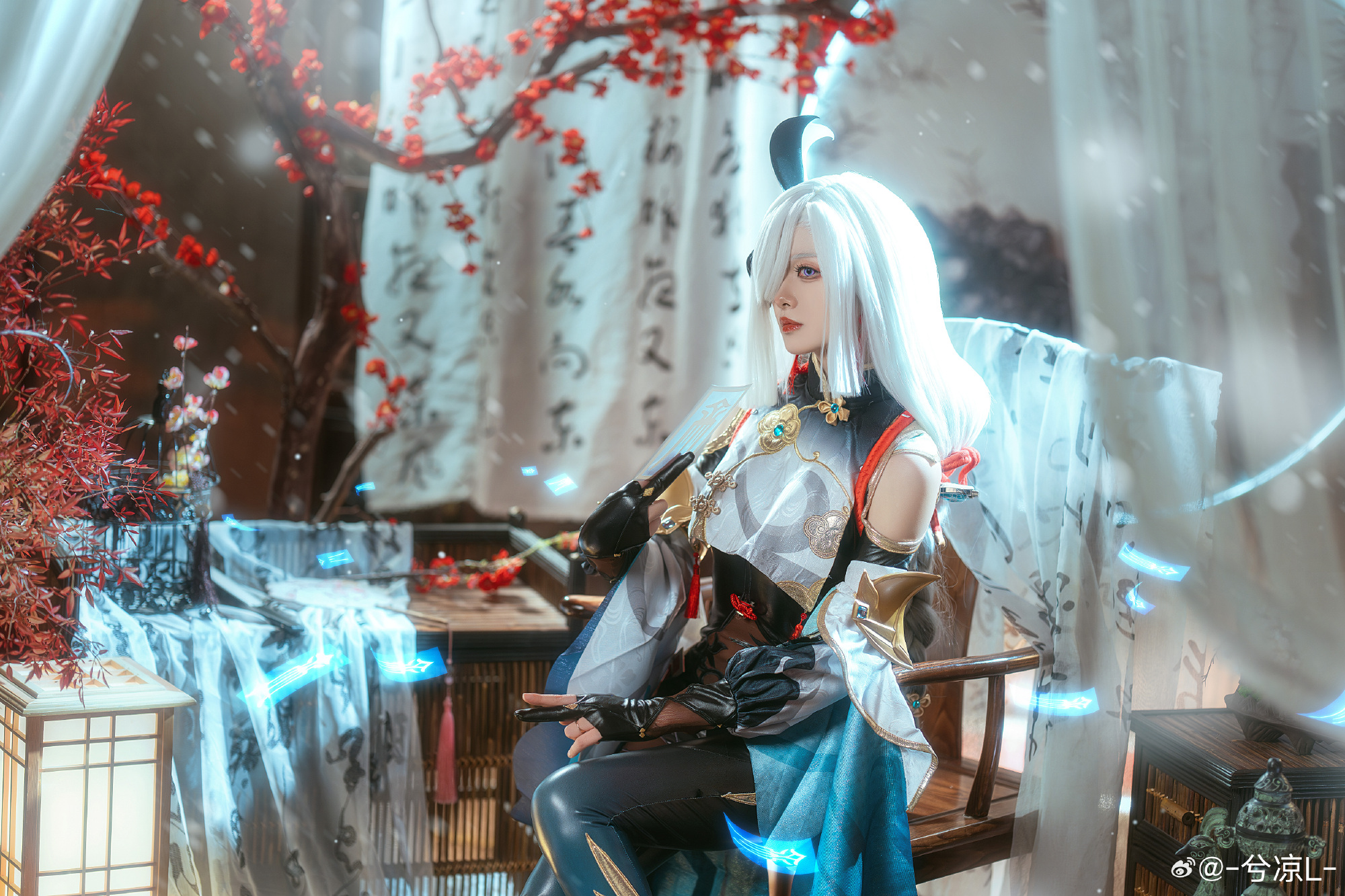 cosplay 心无杂念，方可超然。 原神 申鹤@-兮凉L- COSPLAY-第5张