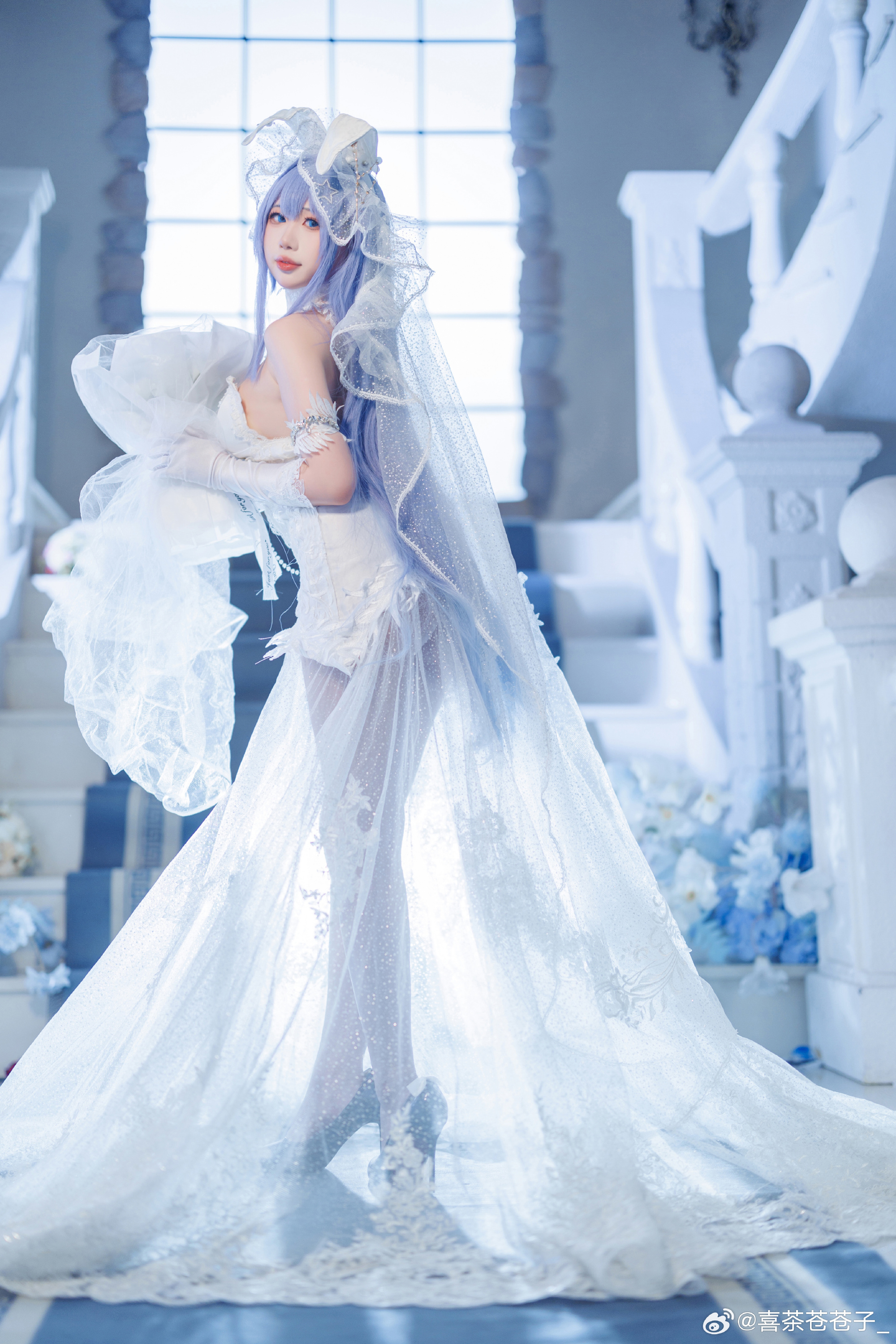 cosplay 碧蓝航线 -「花园-白雪之仪」@喜茶苍苍子_ COSPLAY-第2张