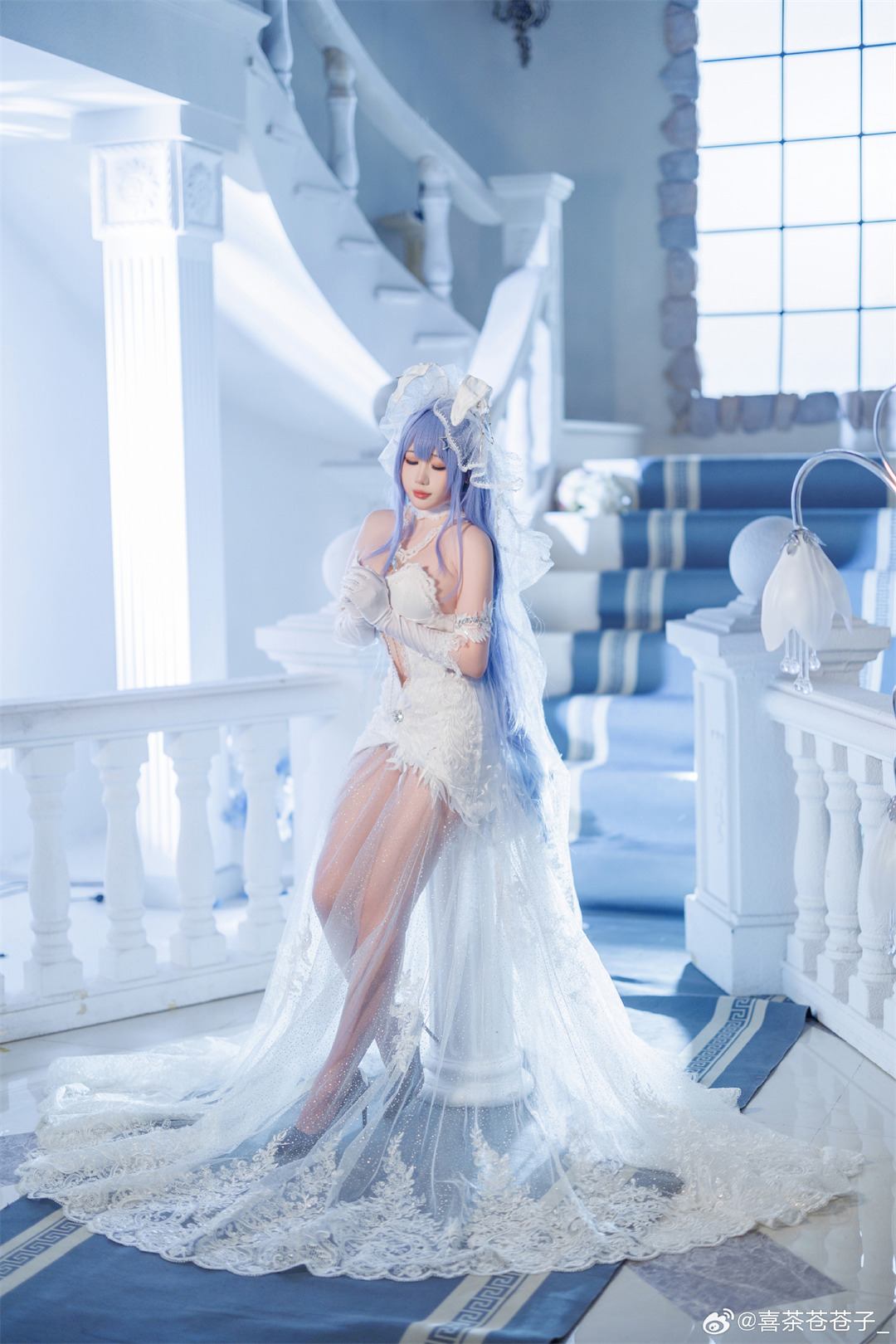 cosplay 碧蓝航线 -「花园-白雪之仪」@喜茶苍苍子_ COSPLAY-第8张
