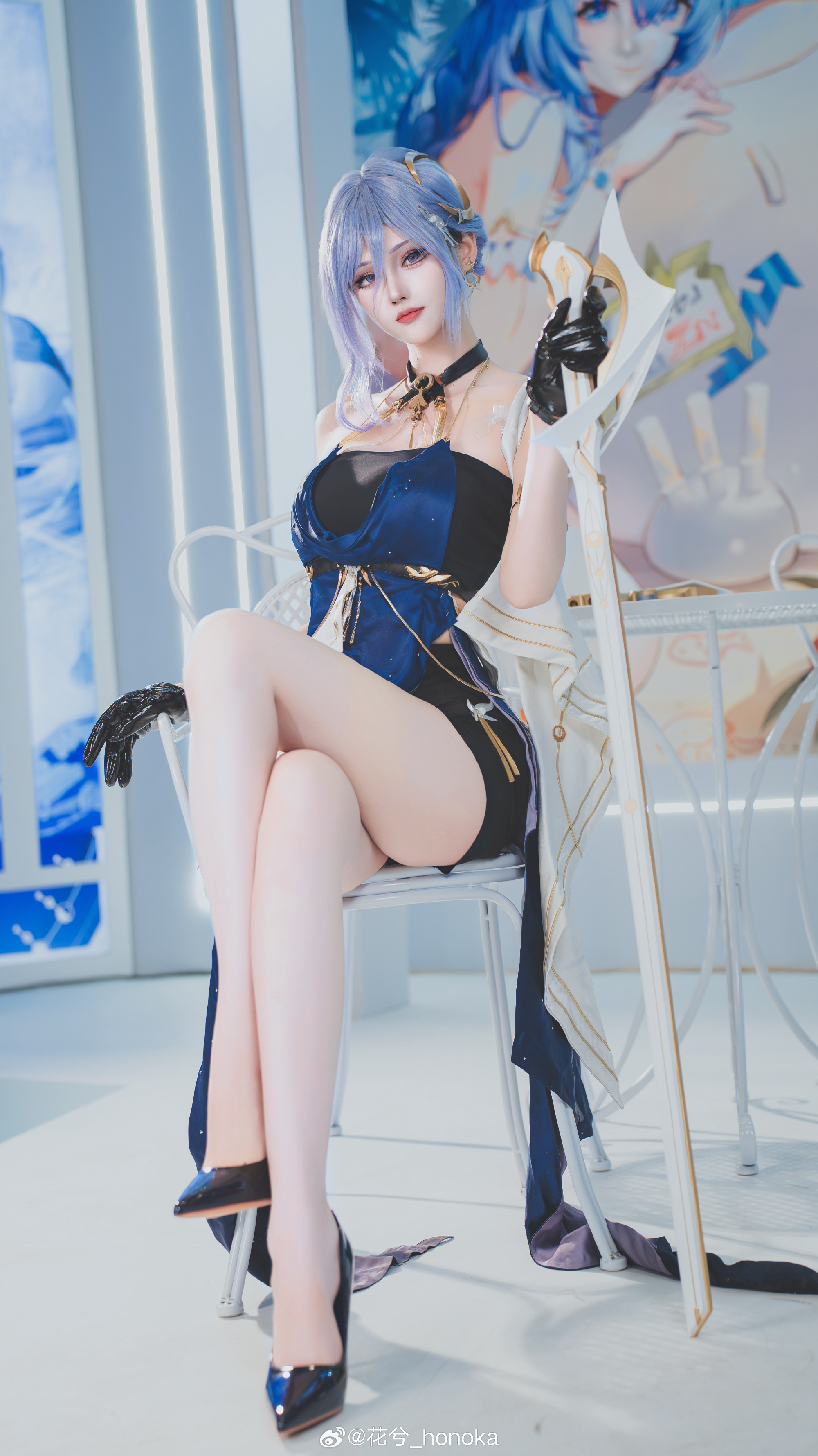cosplay 深空之眼 幽月·塞勒涅@花兮_honoka COSPLAY-第8张