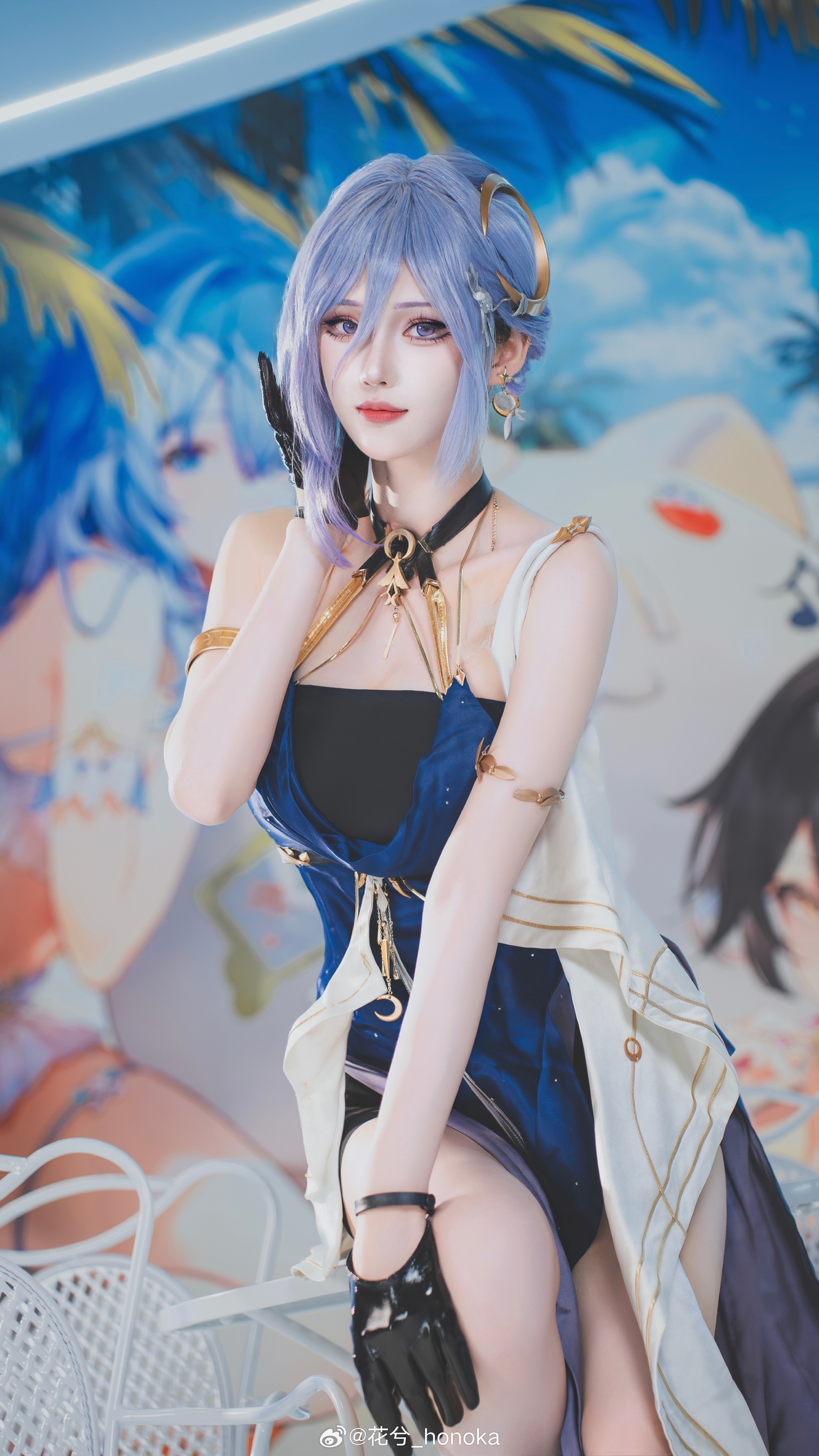 cosplay 深空之眼 幽月·塞勒涅@花兮_honoka COSPLAY-第5张