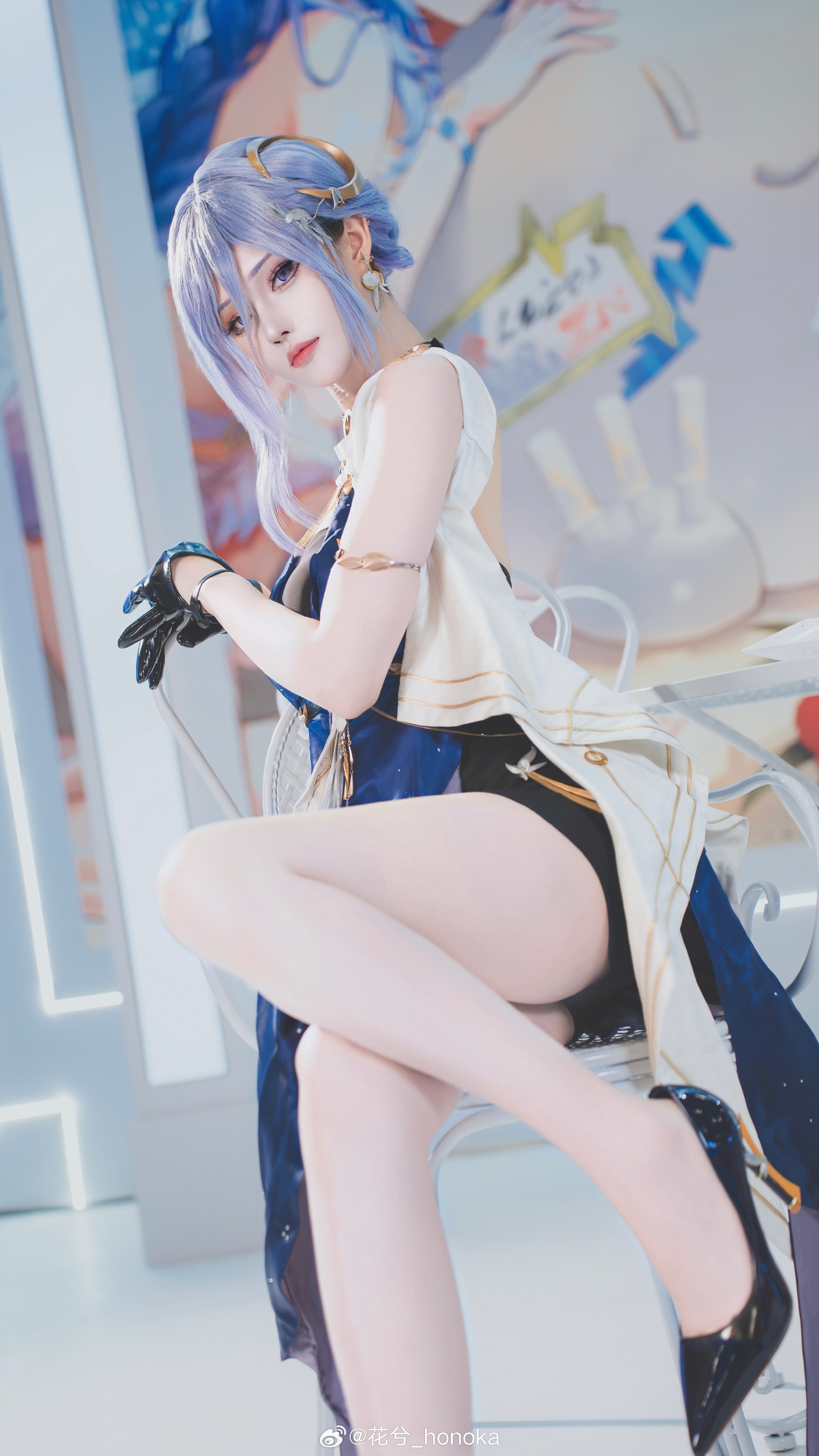 cosplay 深空之眼 幽月·塞勒涅@花兮_honoka COSPLAY-第1张