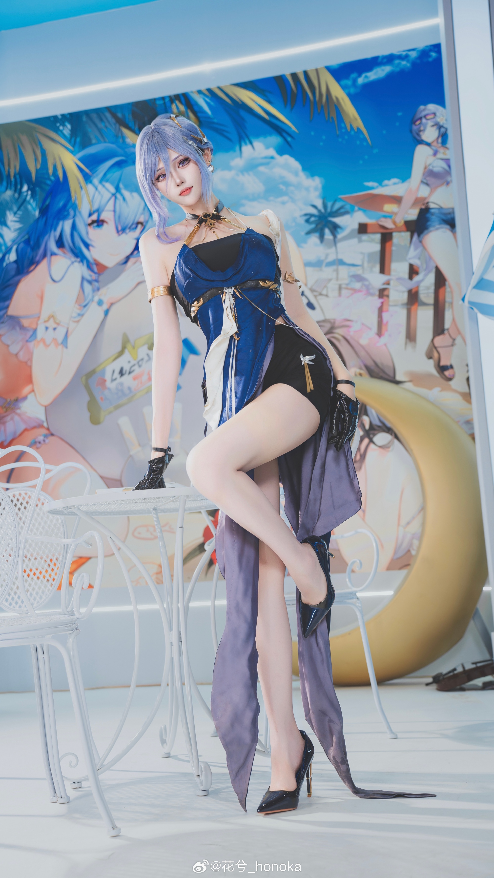 cosplay 深空之眼 幽月·塞勒涅@花兮_honoka COSPLAY-第9张