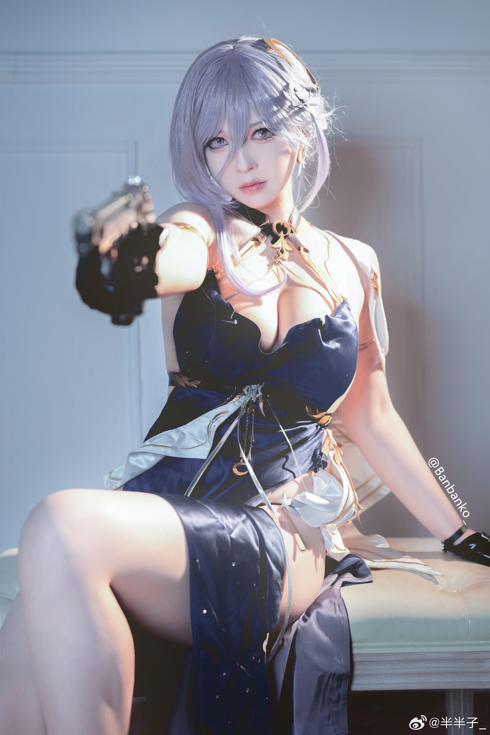 COSPLAY 每晚的月亮都有不一样的美，今夜要随我去看看吗？深空之眼 塞勒涅@半半子_ COSPLAY-第8张