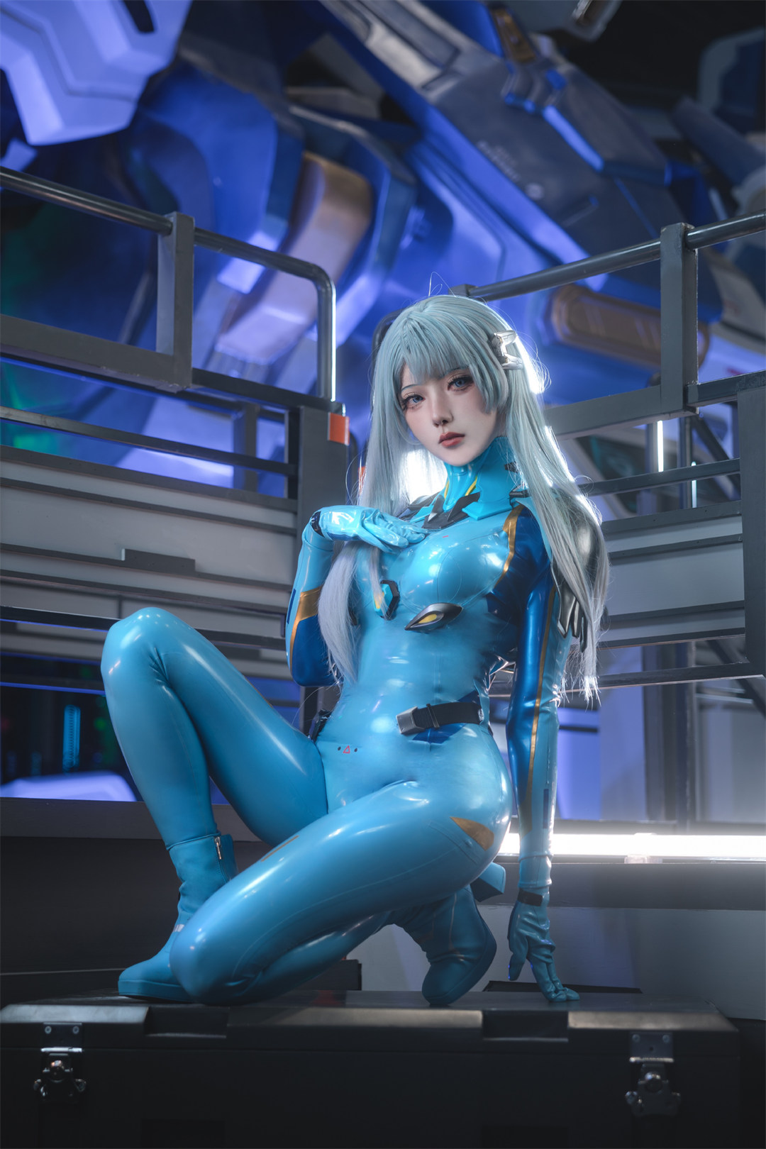 COSPLAY 上一次穿胶还是上一次 解限机@炭烤莉莉黑 COSPLAY-第9张