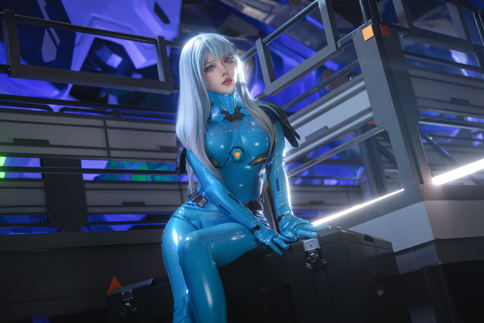 COSPLAY 上一次穿胶还是上一次 解限机@炭烤莉莉黑 COSPLAY-第6张