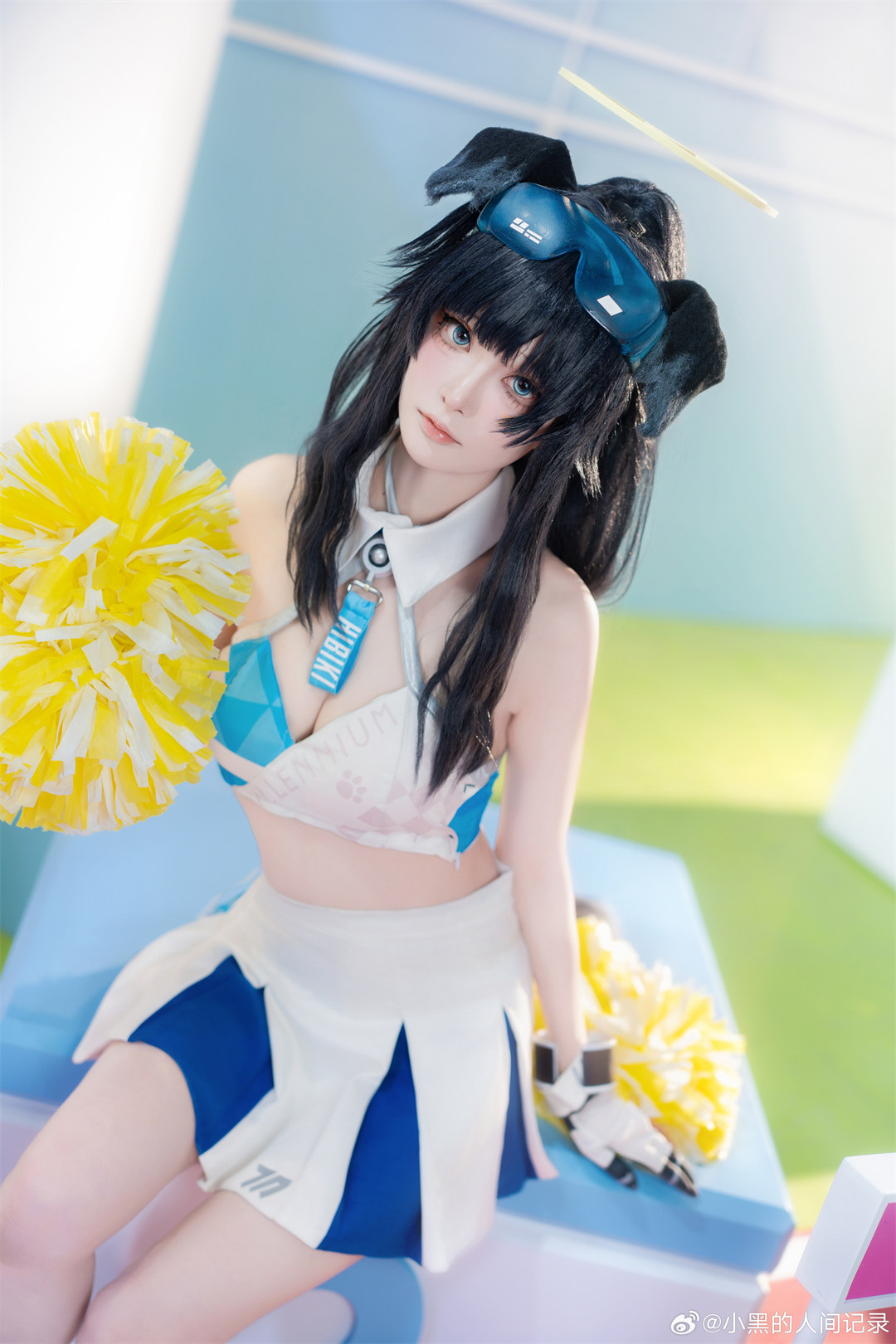 COSPLAY 很开心这次可以在BW和大家见面！蔚蓝档案 猫冢响@小黑的人间记录 COSPLAY-第1张