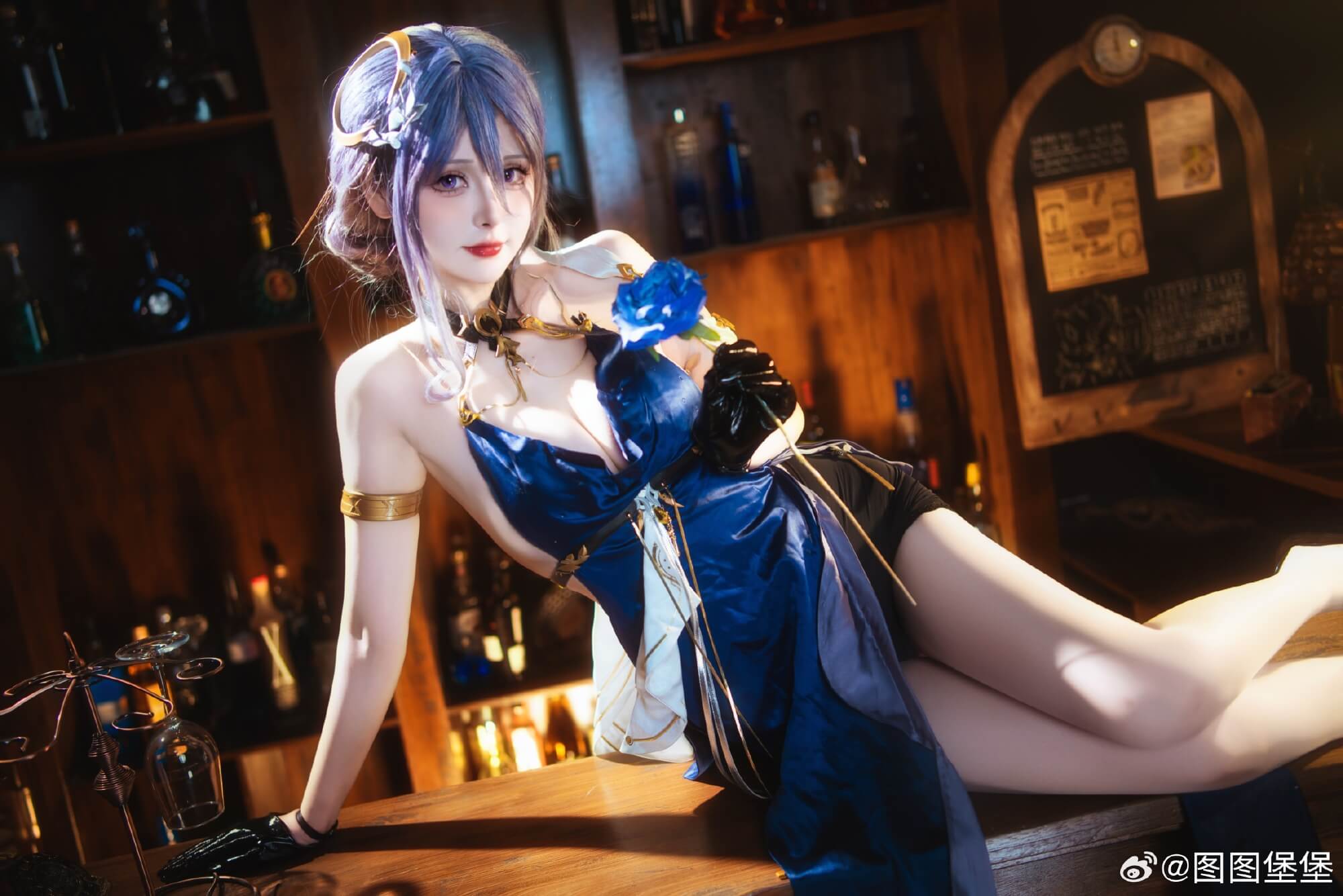 COSPLAY 喜欢大姐姐的新衣服吗？深空之眼 塞勒涅@图图堡堡 COSPLAY-第3张