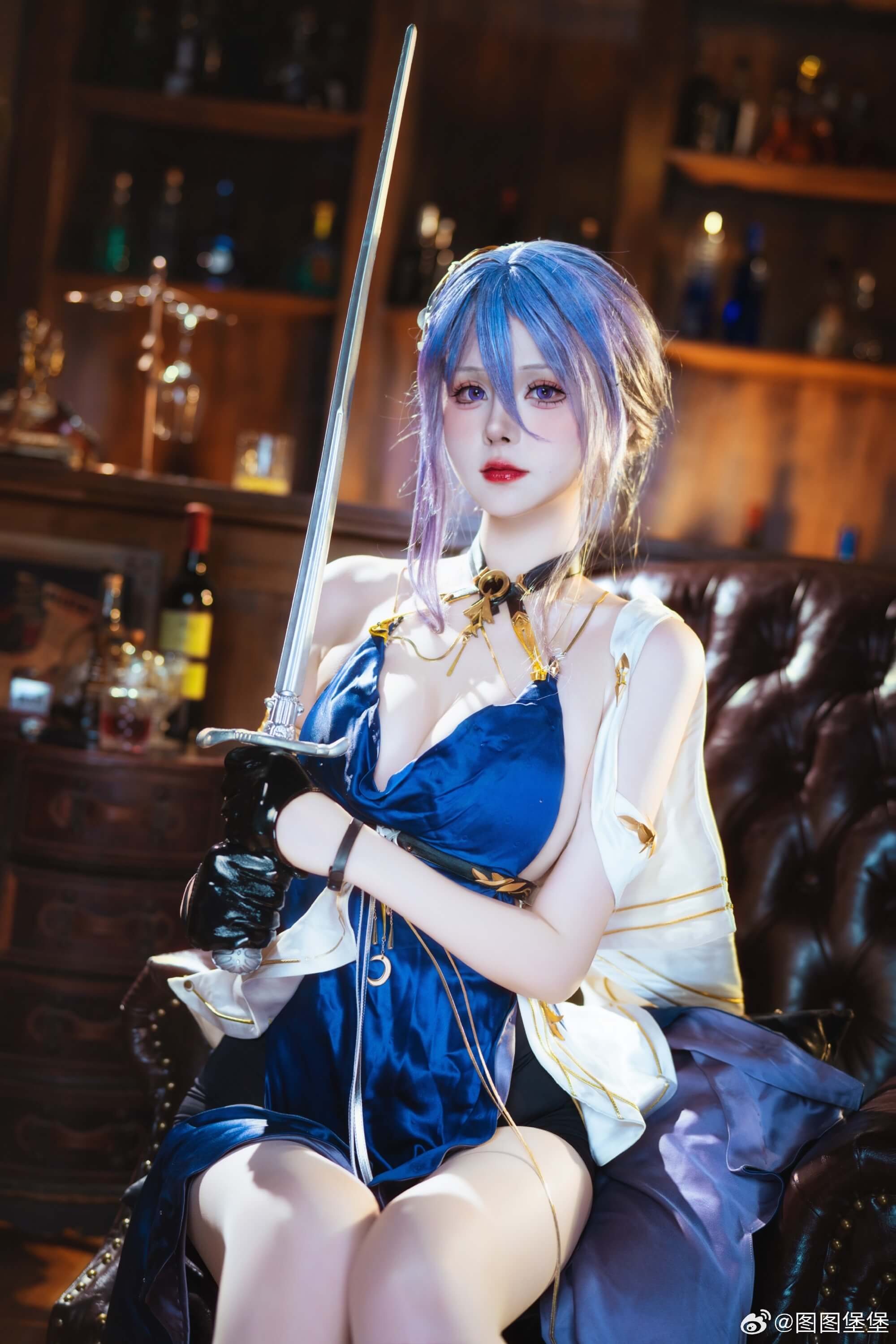 COSPLAY 喜欢大姐姐的新衣服吗？深空之眼 塞勒涅@图图堡堡 COSPLAY-第1张