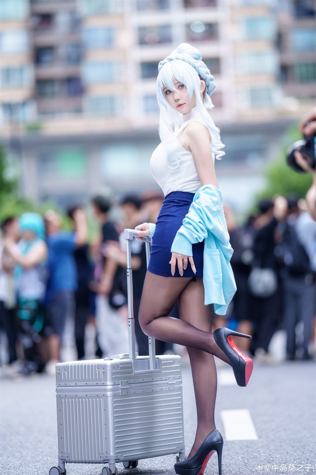 雪女太太 你也不想拖欠房租被赶出去吧？ 末亡人雪女@中岛莫之子i COSPLAY-第3张