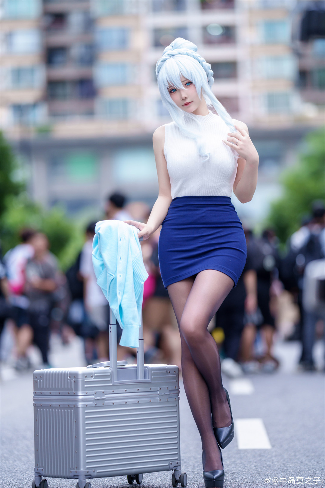 雪女太太 你也不想拖欠房租被赶出去吧？ 末亡人雪女@中岛莫之子i COSPLAY-第4张
