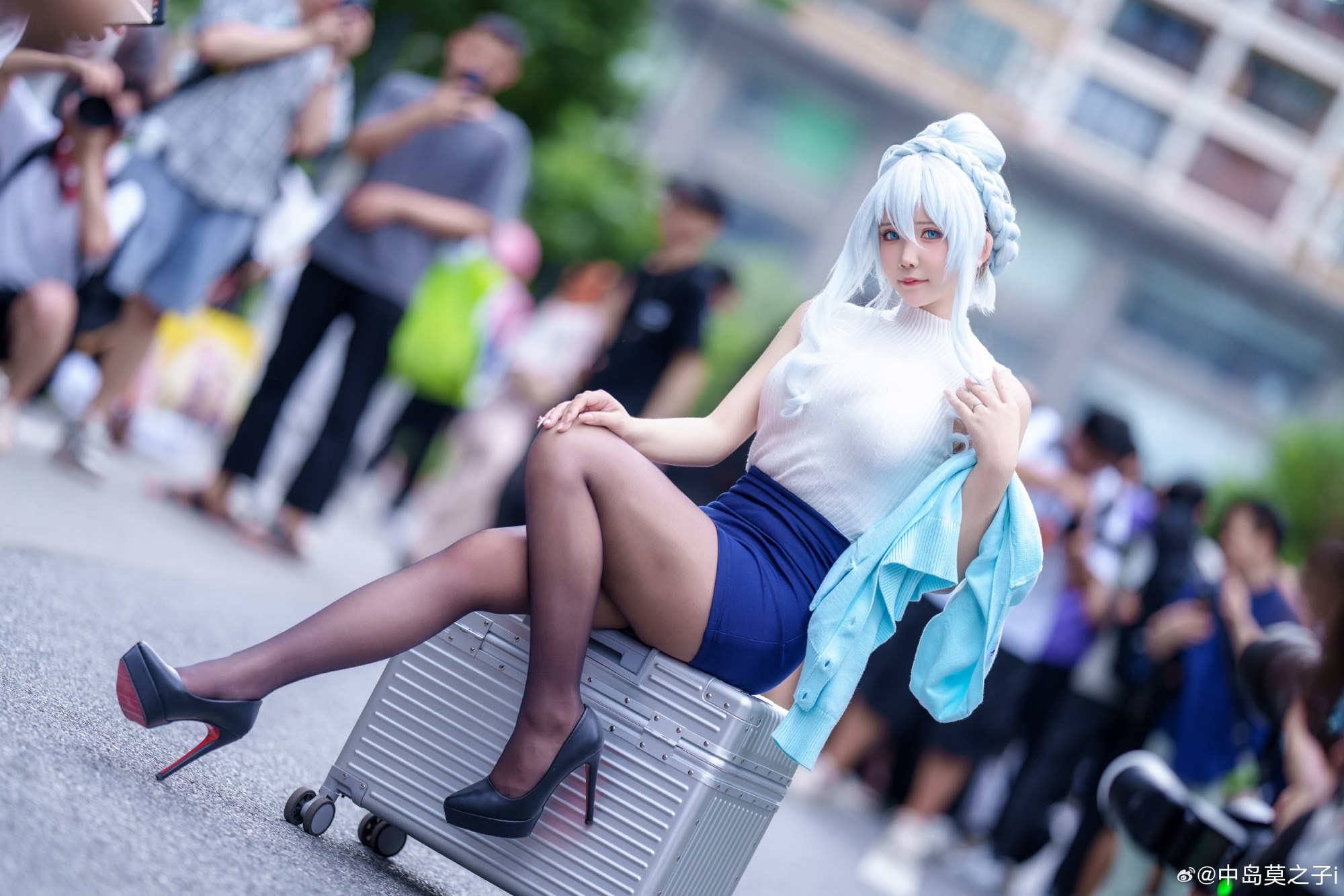 雪女太太 你也不想拖欠房租被赶出去吧？ 末亡人雪女@中岛莫之子i COSPLAY-第10张
