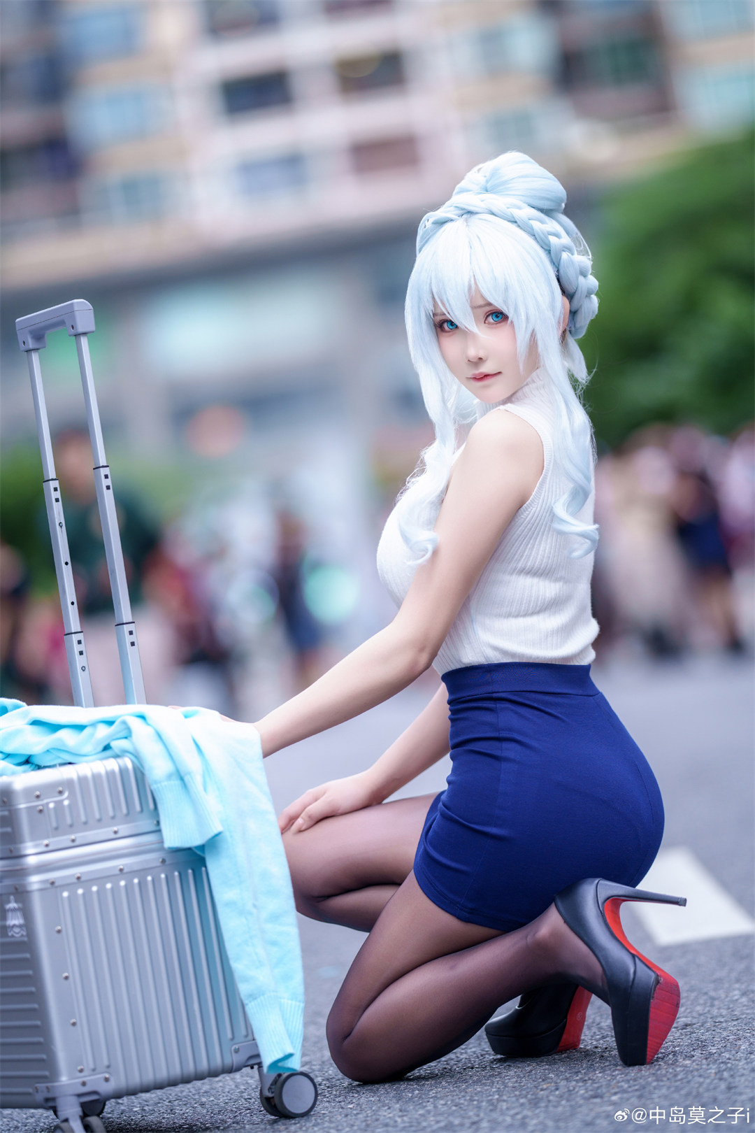雪女太太 你也不想拖欠房租被赶出去吧？ 末亡人雪女@中岛莫之子i COSPLAY-第8张
