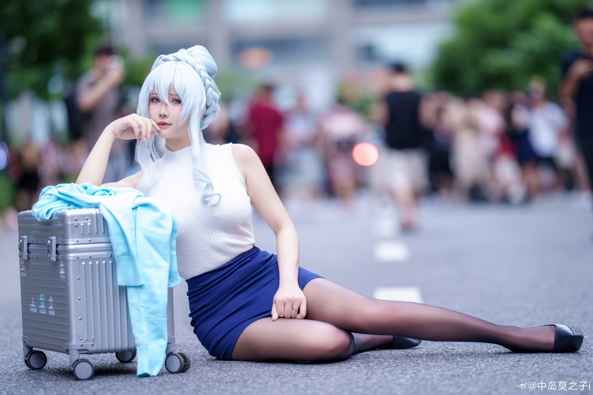 雪女太太 你也不想拖欠房租被赶出去吧？ 末亡人雪女@中岛莫之子i COSPLAY-第5张