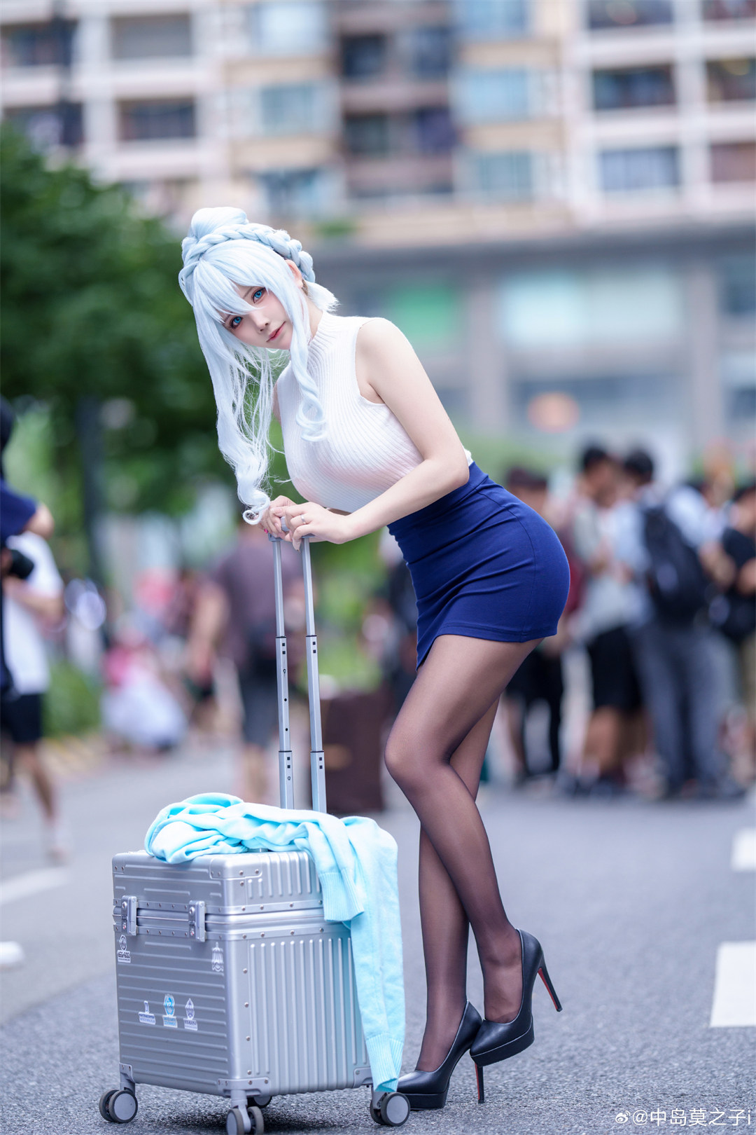 雪女太太 你也不想拖欠房租被赶出去吧？ 末亡人雪女@中岛莫之子i COSPLAY-第13张
