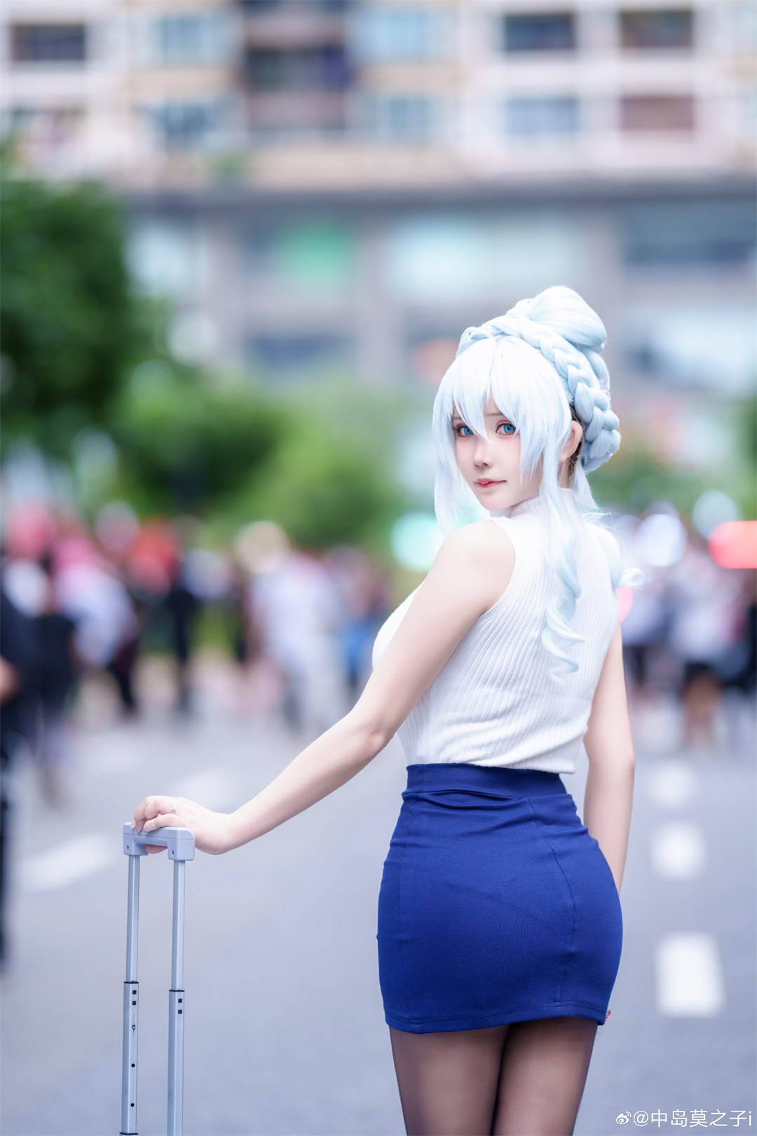 雪女太太 你也不想拖欠房租被赶出去吧？ 末亡人雪女@中岛莫之子i COSPLAY-第15张