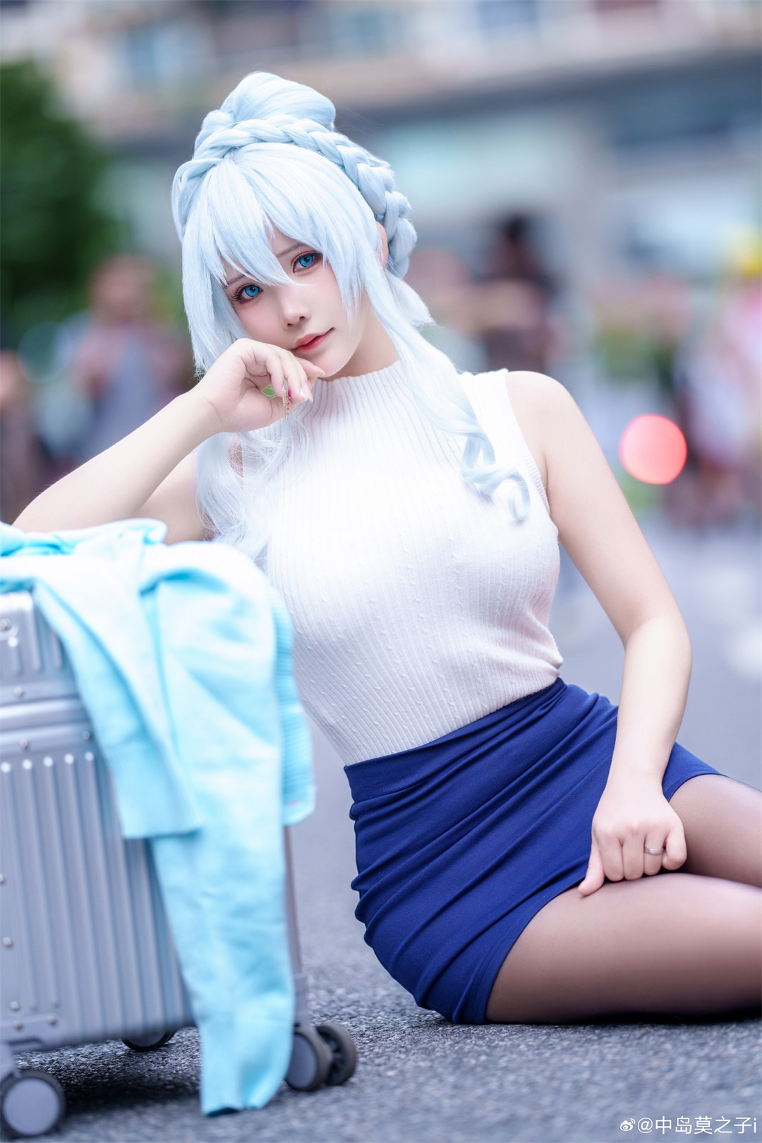 雪女太太 你也不想拖欠房租被赶出去吧？ 末亡人雪女@中岛莫之子i COSPLAY-第1张