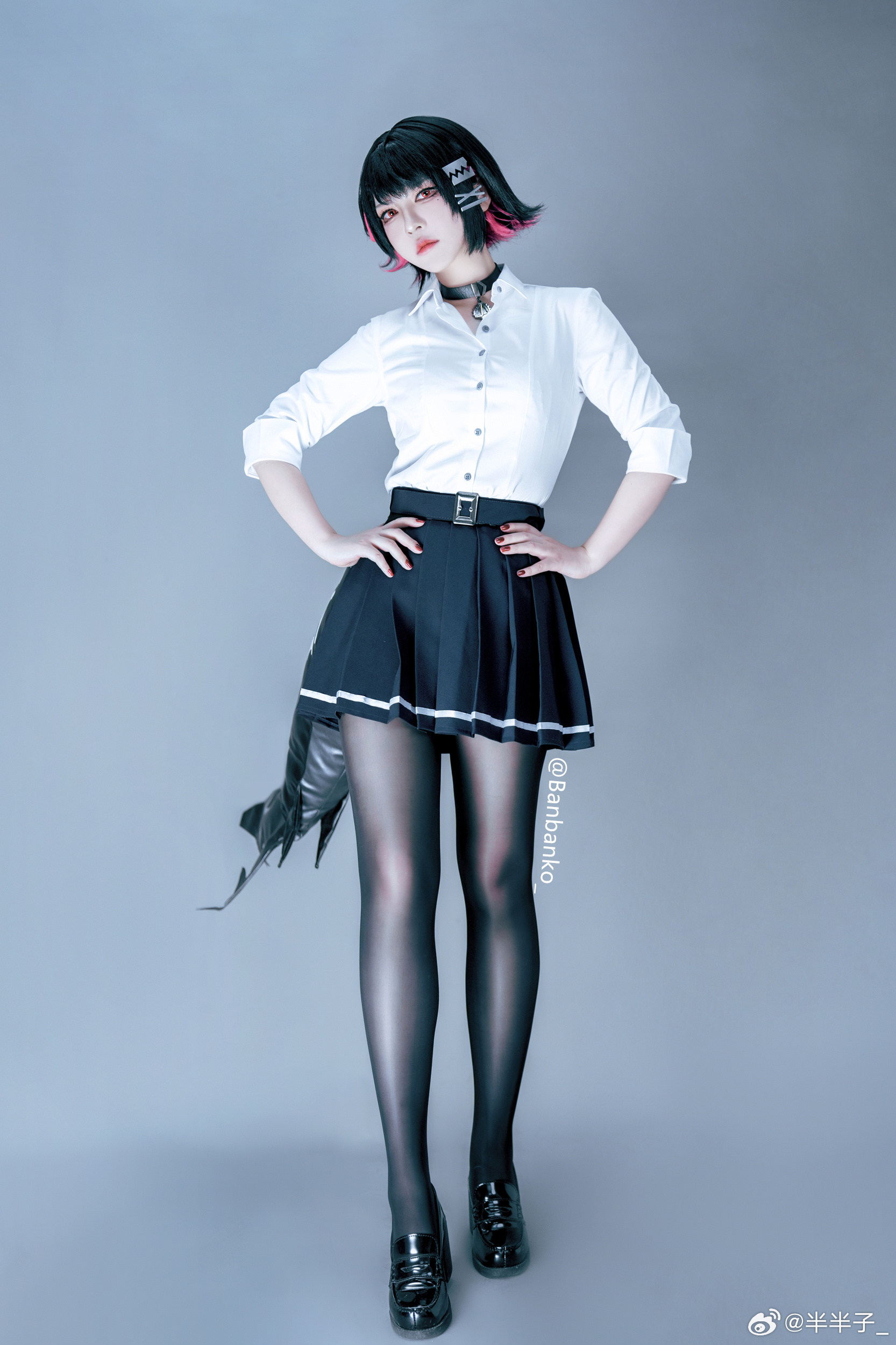 COSPLAY 绝区零 艾莲🦈鲨鱼妹jk@半半子_ COSPLAY-第7张