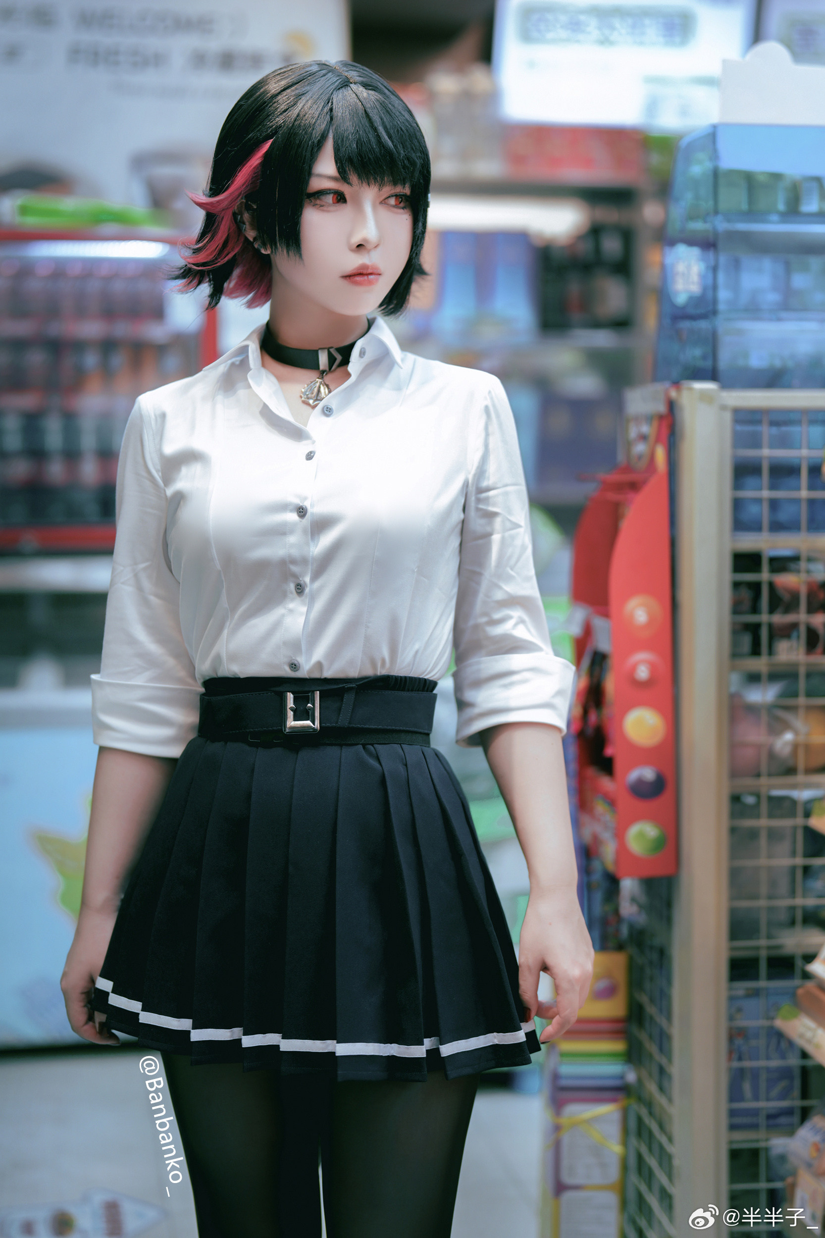 COSPLAY 绝区零 艾莲🦈鲨鱼妹jk@半半子_ COSPLAY-第2张