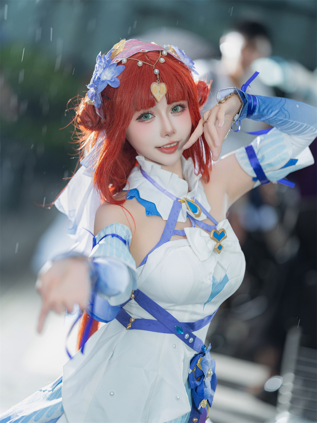 COSPLAY 为你献上森林的赐福 原神 妮露-莎邦之息 @Momoko葵葵 COSPLAY-第3张