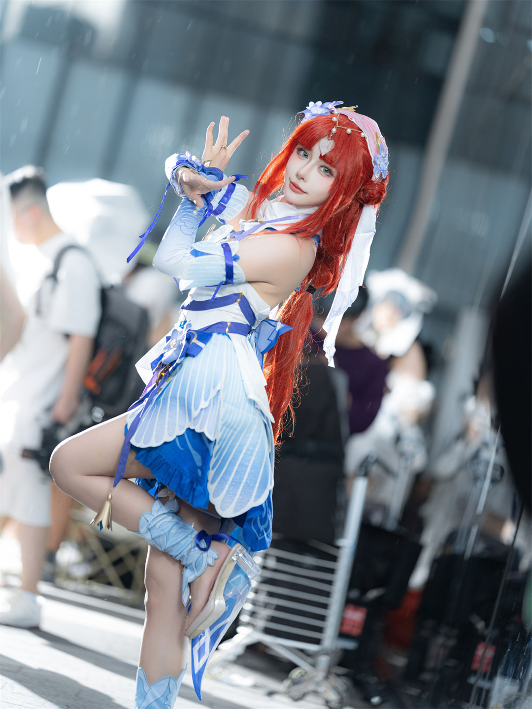 COSPLAY 为你献上森林的赐福 原神 妮露-莎邦之息 @Momoko葵葵 COSPLAY-第7张