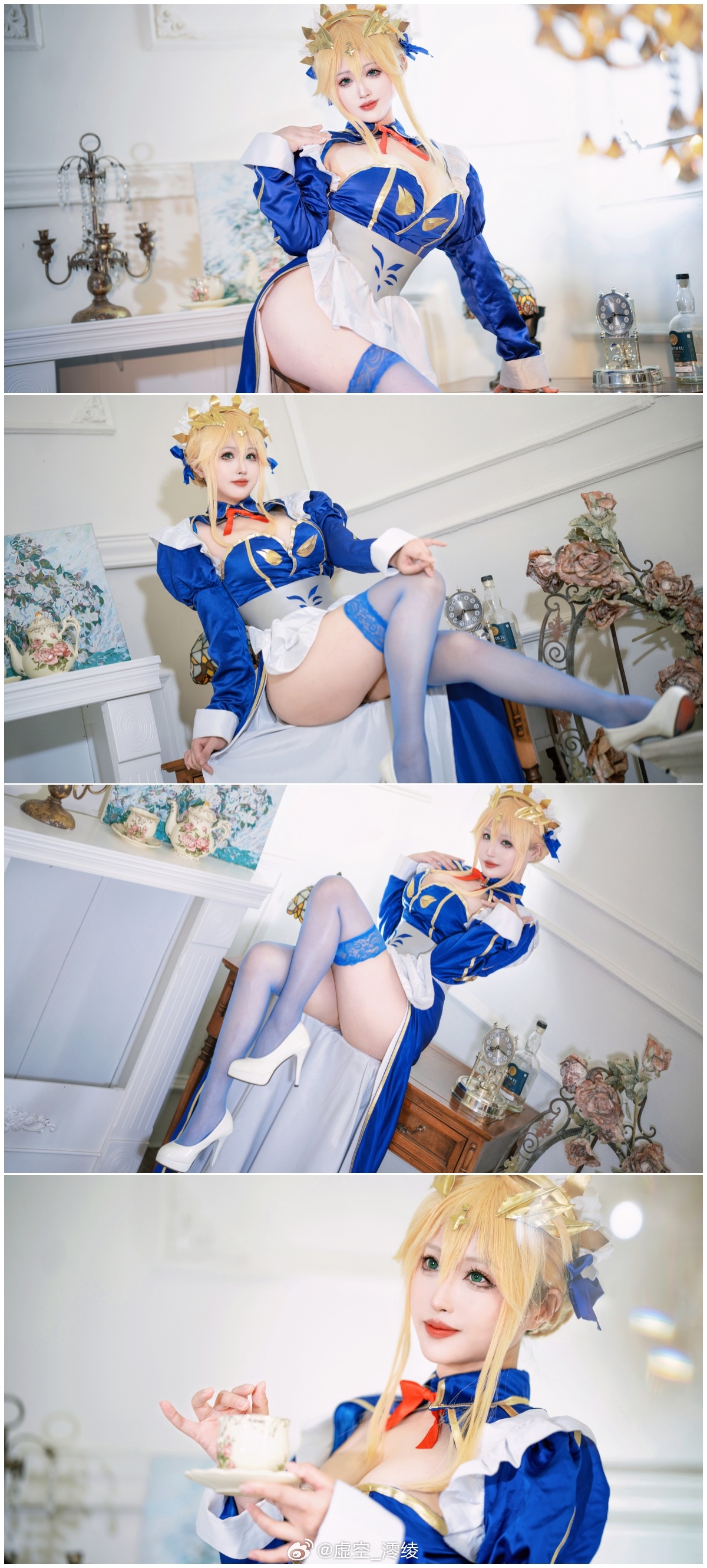 COSPLAY fate 白枪呆女仆同人@虚空_澪绫 COSPLAY-第5张