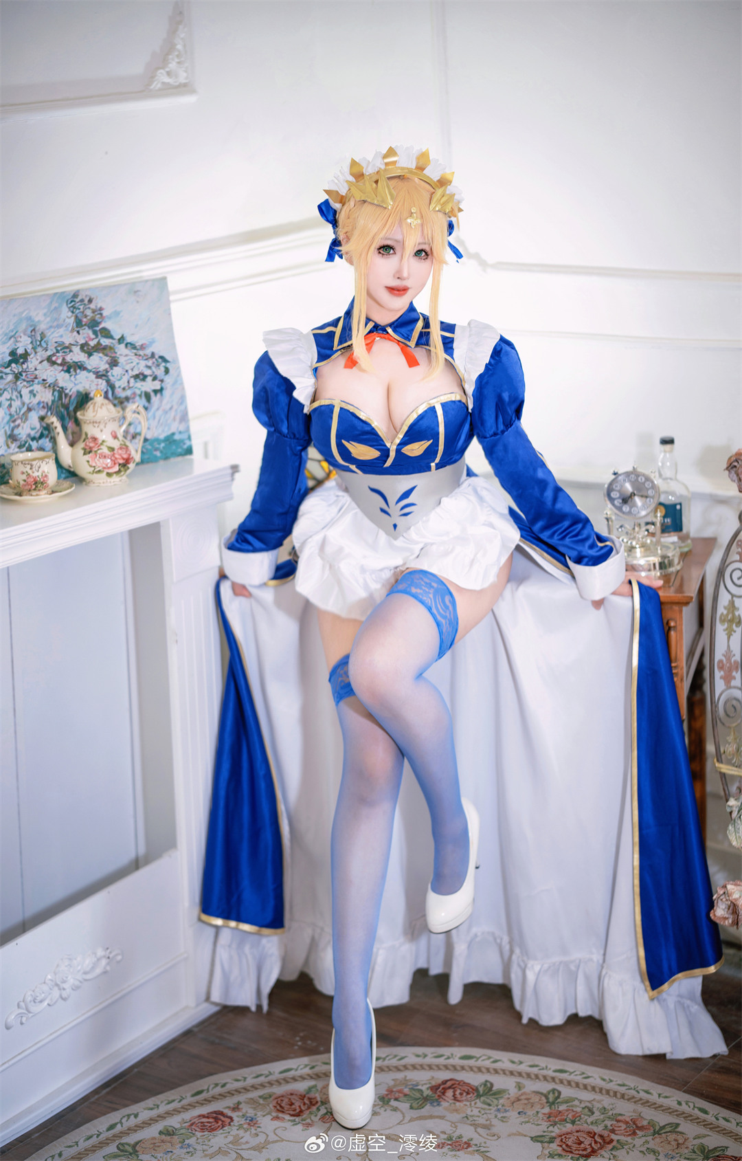 COSPLAY fate 白枪呆女仆同人@虚空_澪绫 COSPLAY-第8张