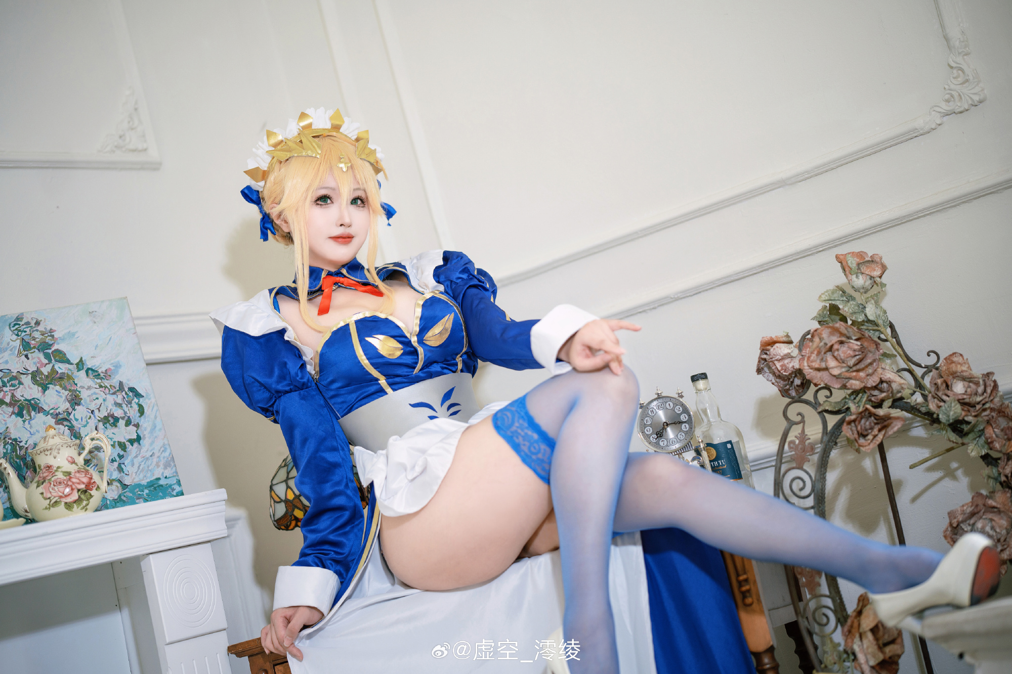 COSPLAY fate 白枪呆女仆同人@虚空_澪绫 COSPLAY-第7张