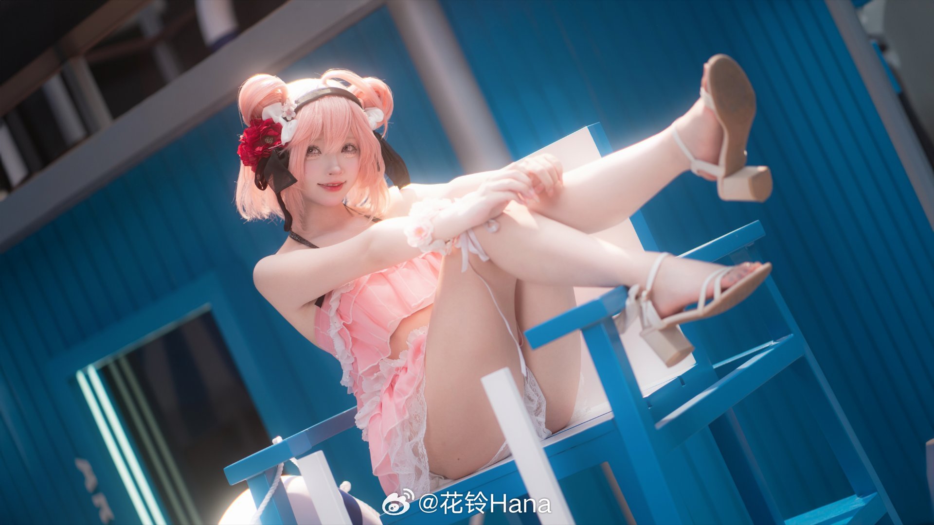 COSPLAY 虽然我个子小，但是也又在好好发育! 碧蓝航线 🌸萨拉托加🌸@花铃Hana COSPLAY-第5张