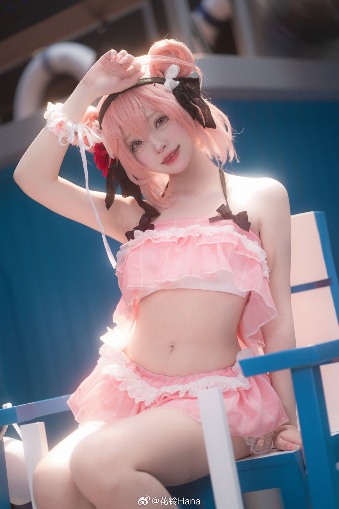 COSPLAY 虽然我个子小，但是也又在好好发育! 碧蓝航线 🌸萨拉托加🌸@花铃Hana COSPLAY-第1张