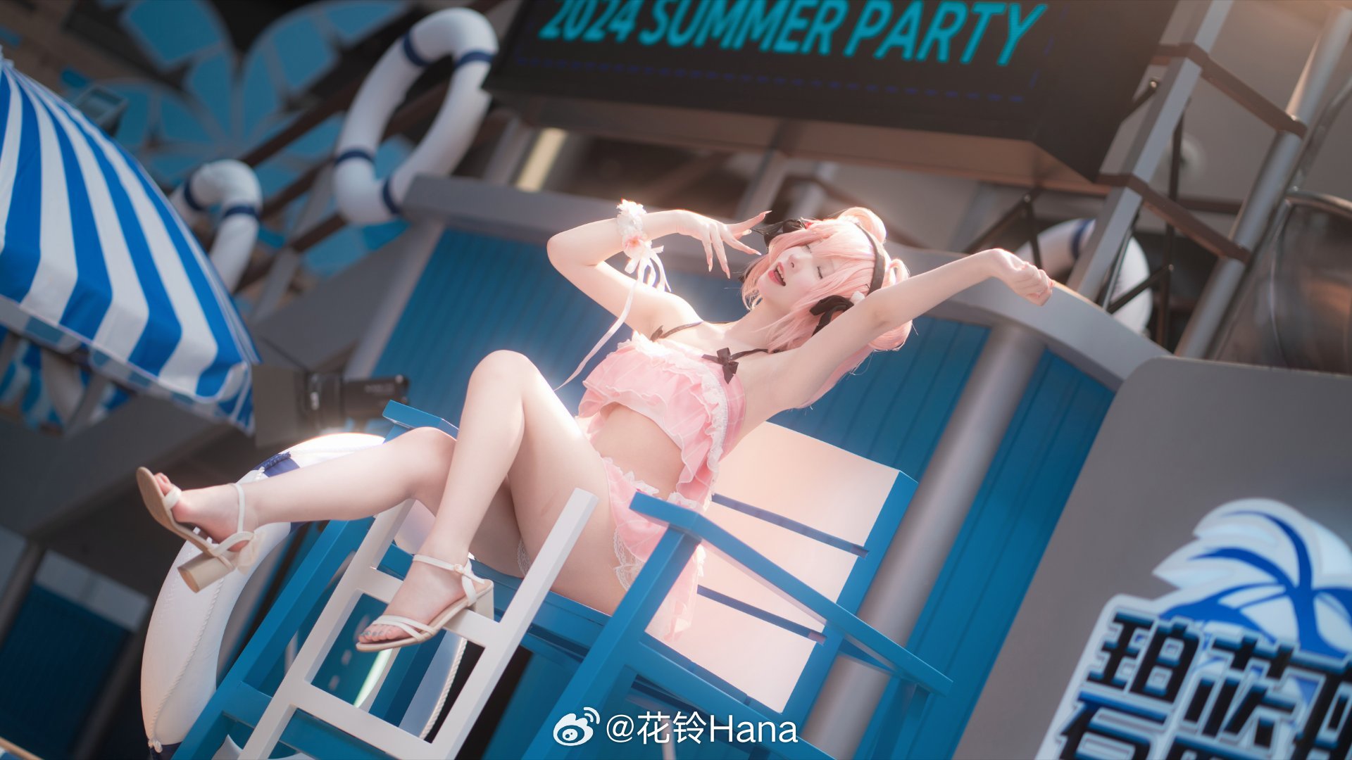 COSPLAY 虽然我个子小，但是也又在好好发育! 碧蓝航线 🌸萨拉托加🌸@花铃Hana COSPLAY-第6张
